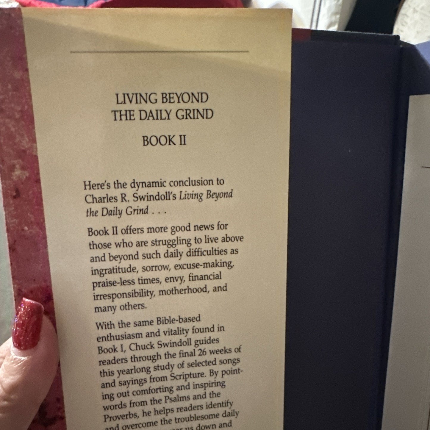 Living Beyond the Daily Grind Book 2 By: Charles R. Swindoll (1988)