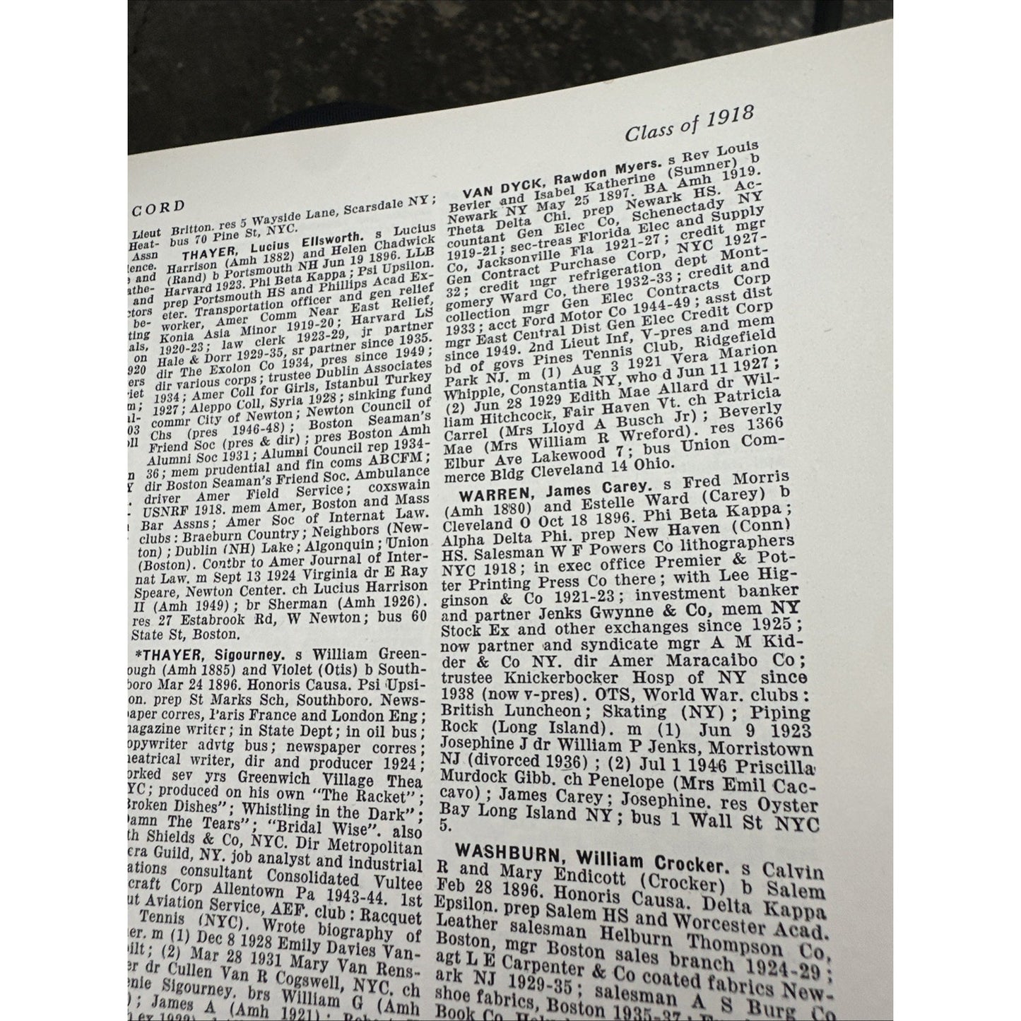 Amherst College Biographical Records 1951 Graduates & Non-Graduates 1900-1951