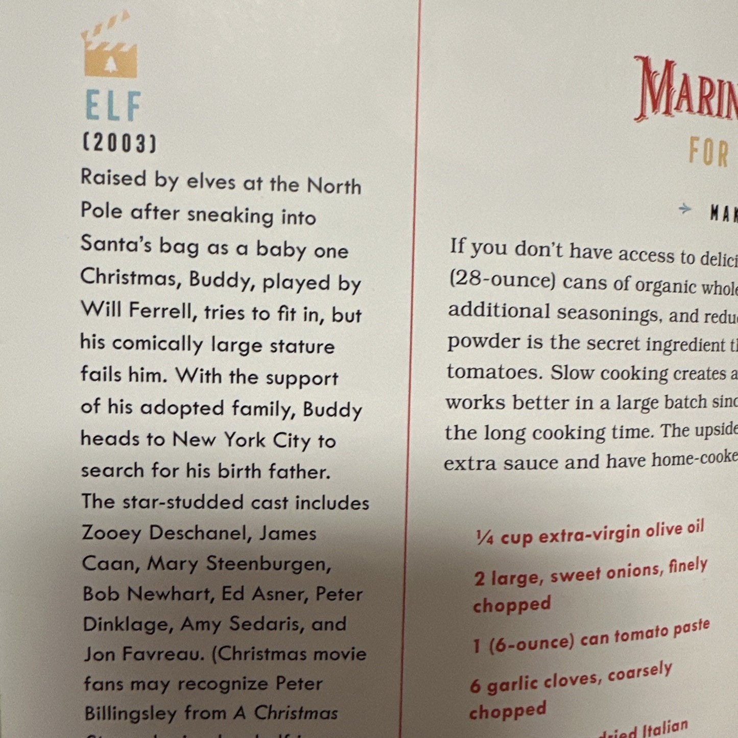The Christmas Movie Cookbook: Recipe..., Rutland, Julia