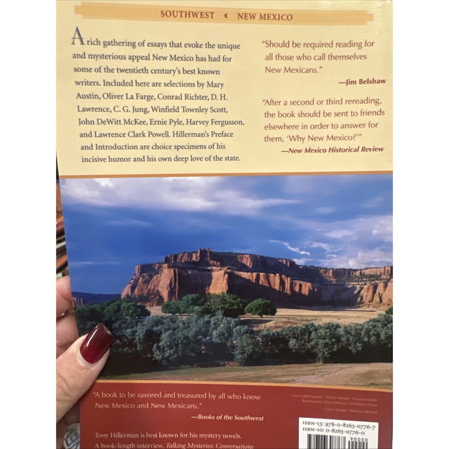 The Spell of New Mexico Tony Hillerman paperback Used - Very Good