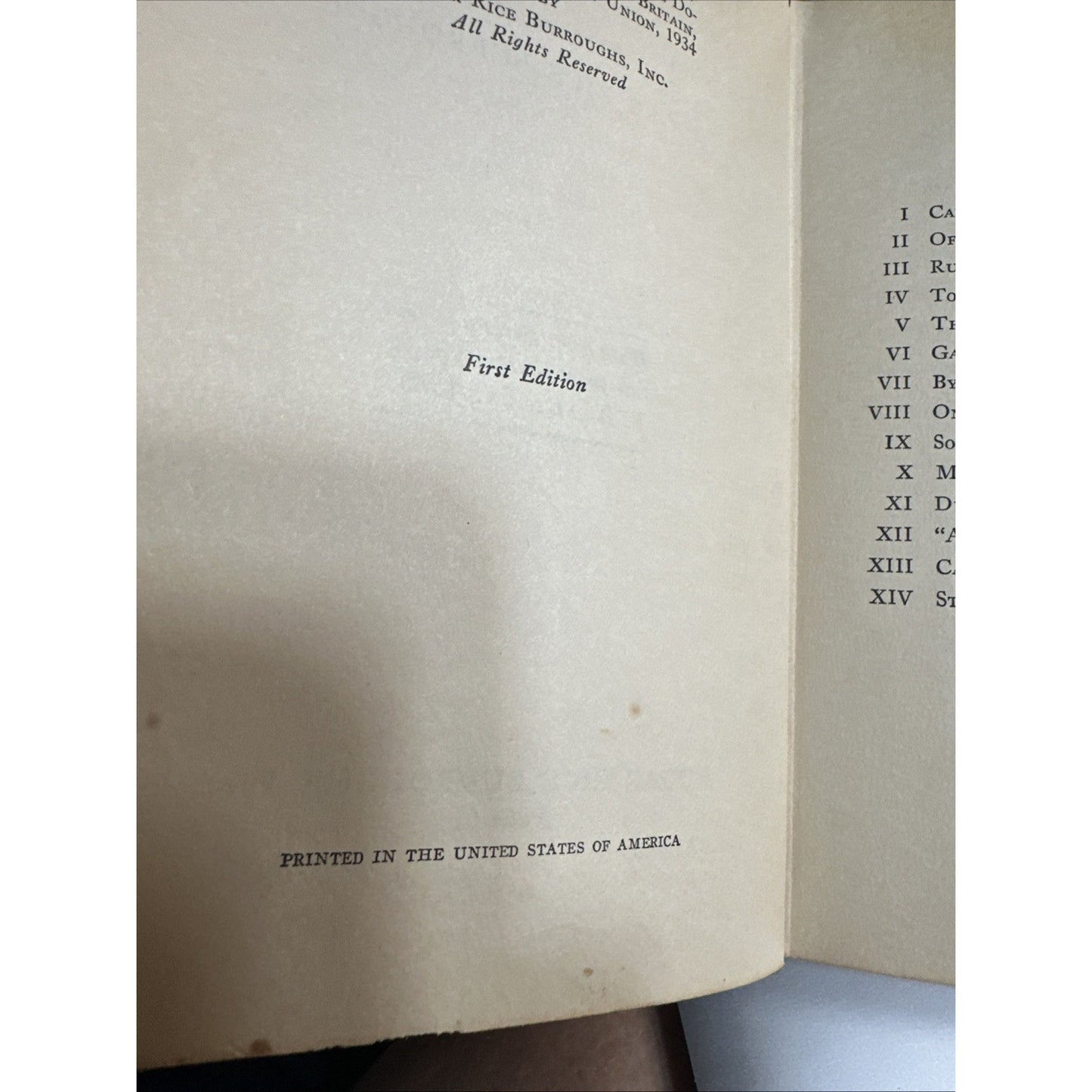Pirates Of Venus Edgar Rice Burroughs First Edition 1934