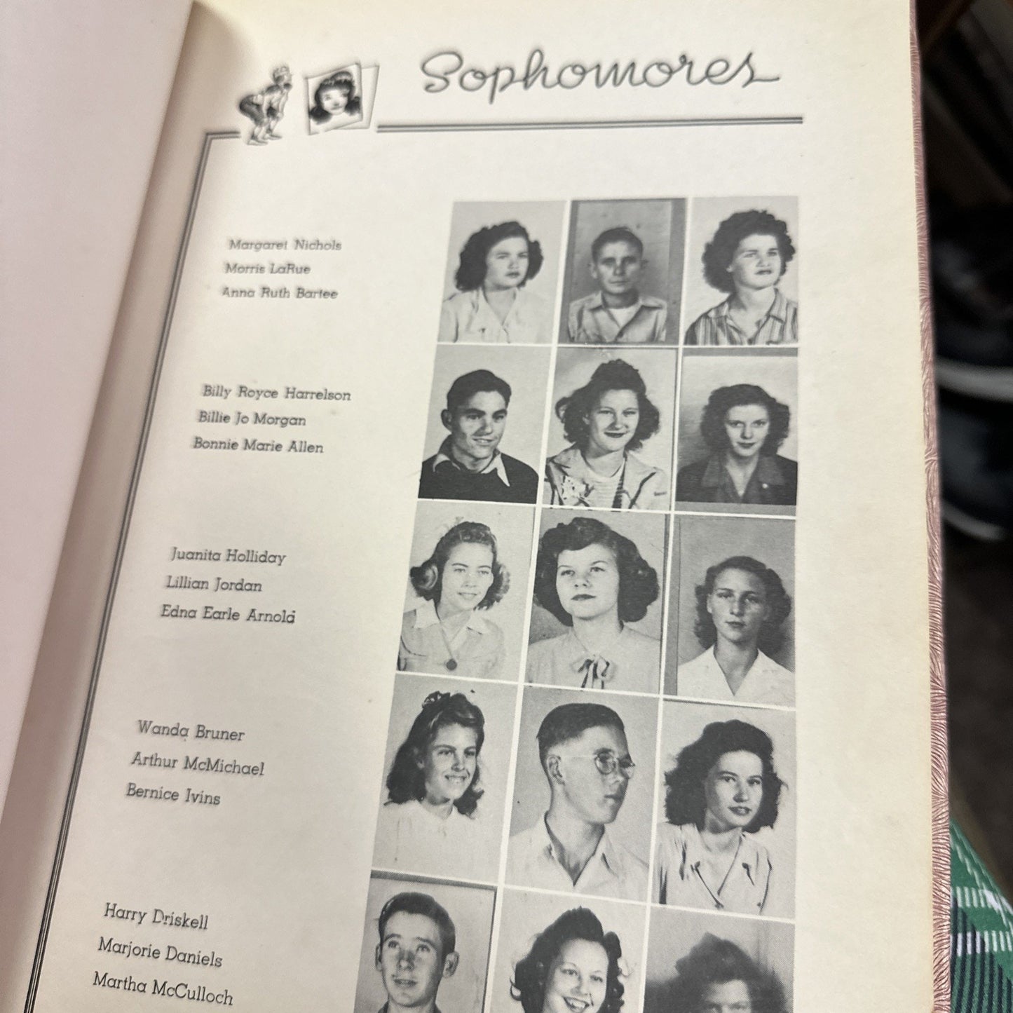 The Panorama ‘46 Lovelady Highschool Yearbook Senior Class Yearbook