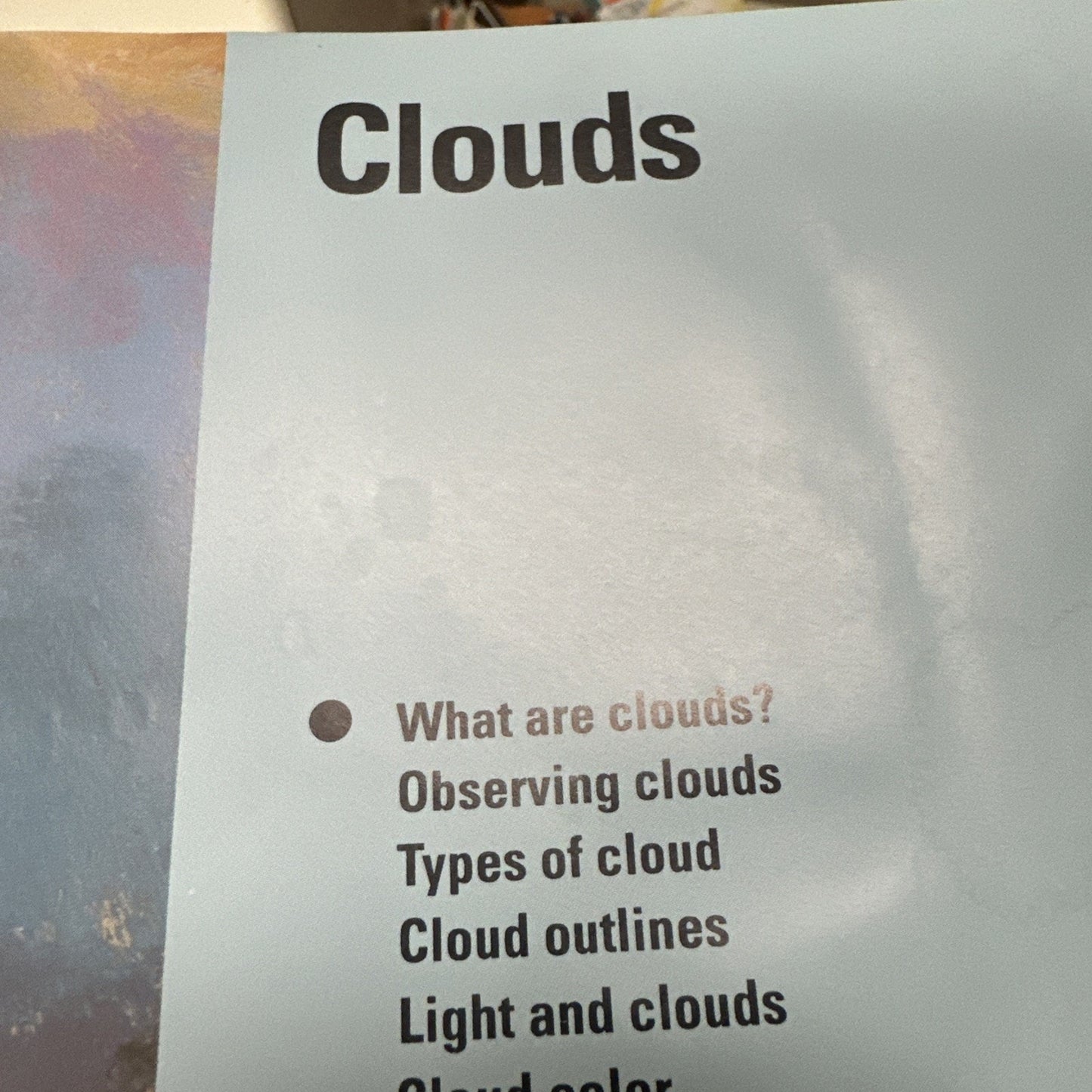 Painting the Effects of Weather
