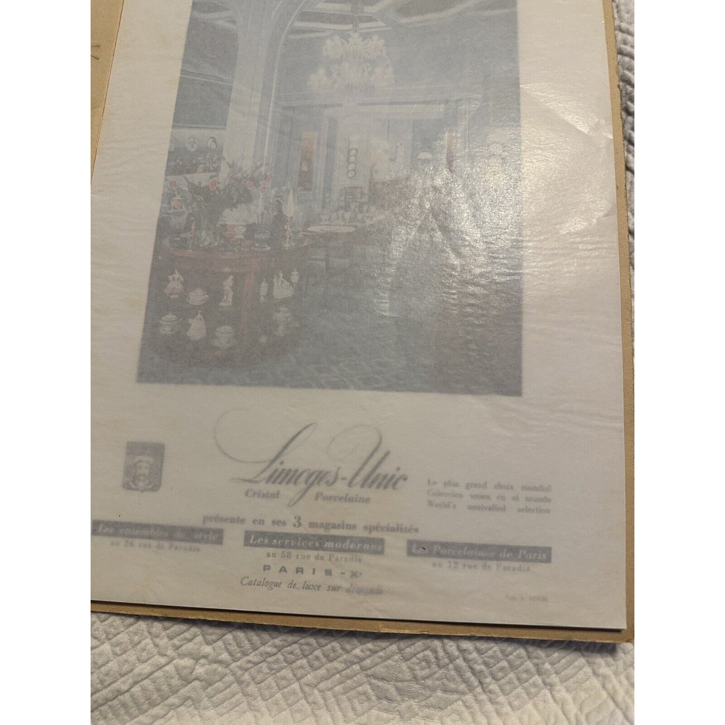 Rare Vintage, collectable original program FOLIES BERGERE