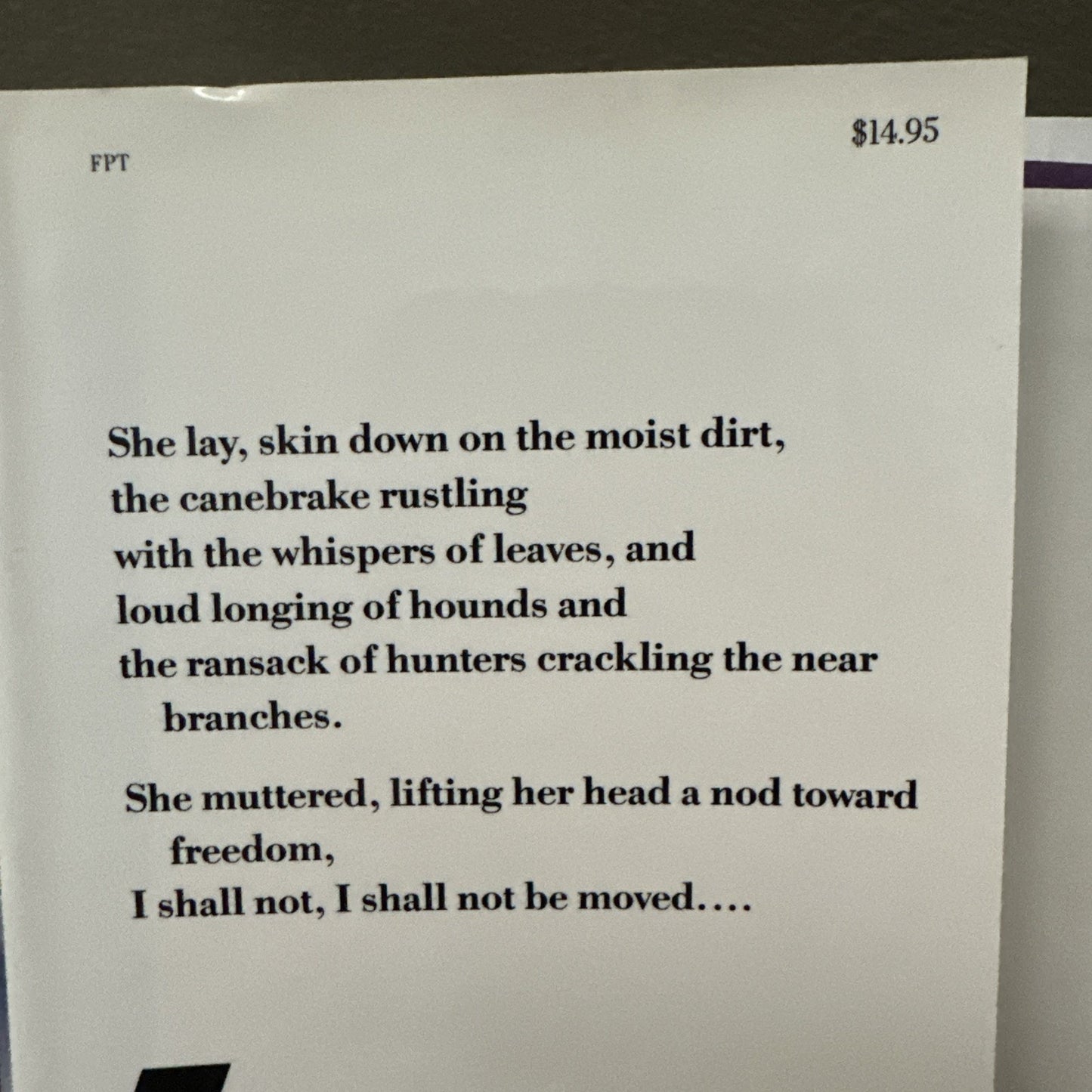 First Edition First Printing I Shall Not Be Moved by Maya Angelou 1990