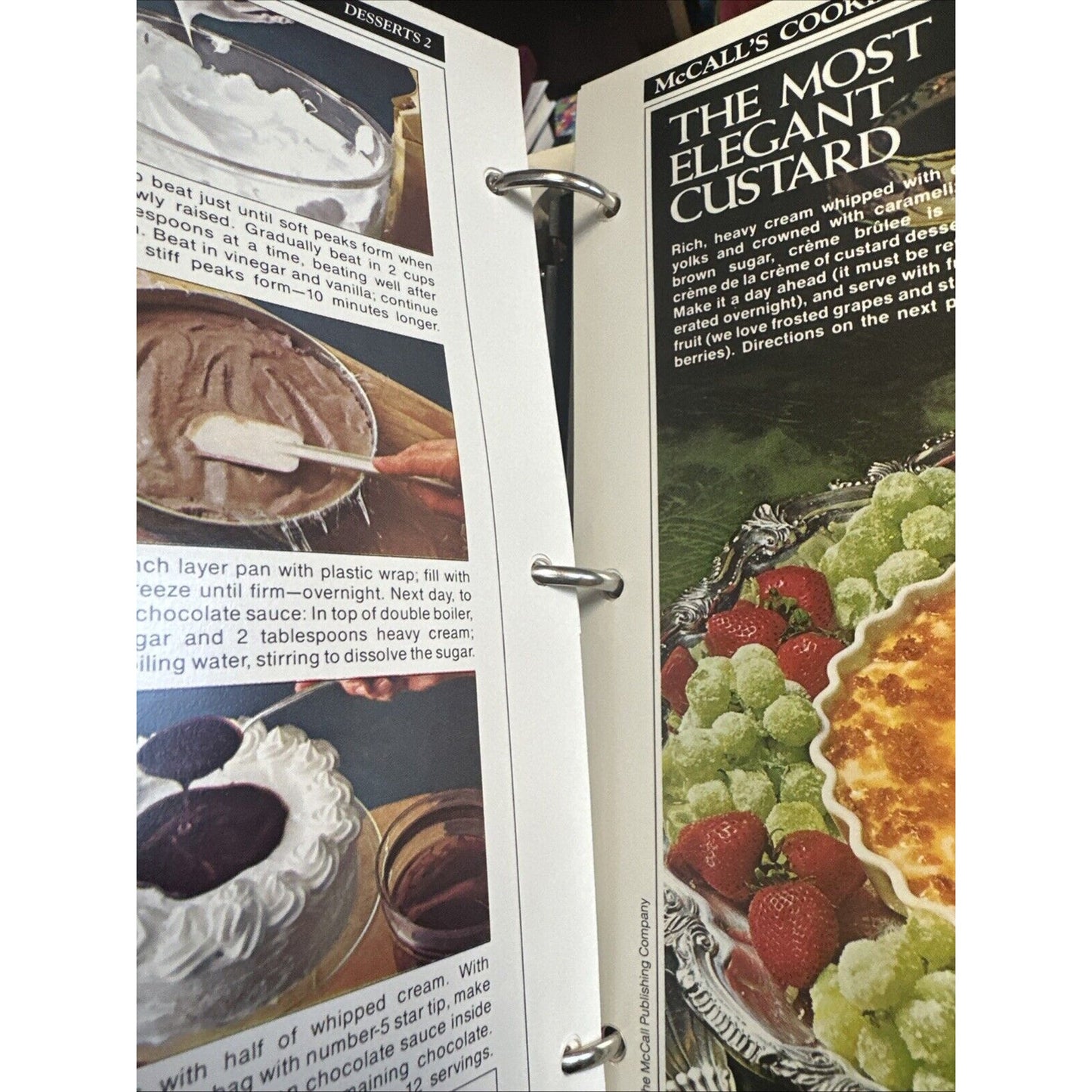 McCalls Cooking School Step By Step Cookbook 3 Ring Binder Mistake Proof Recipe