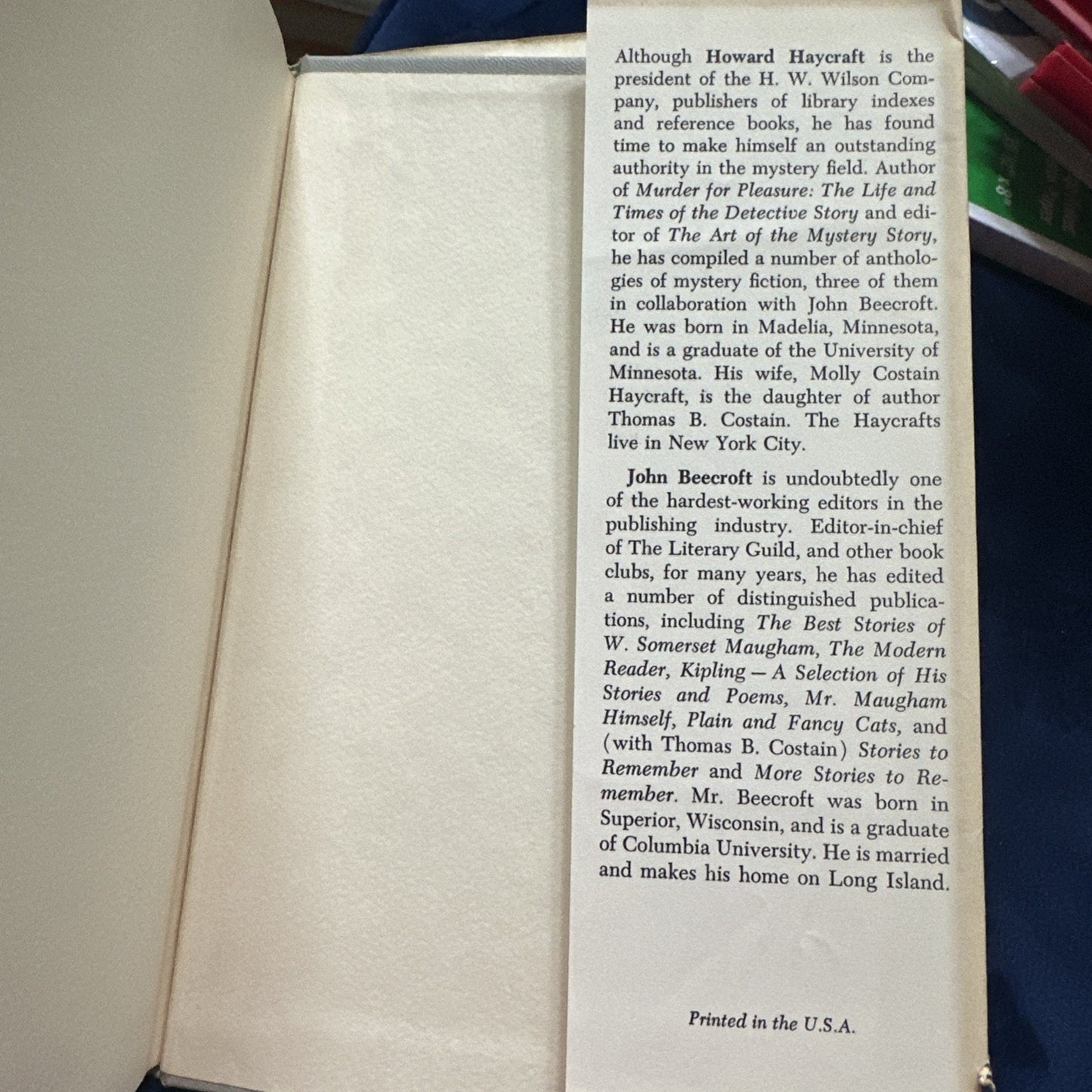 Howard Haycraft John Beecroft 3x3 Mystery Omnibus