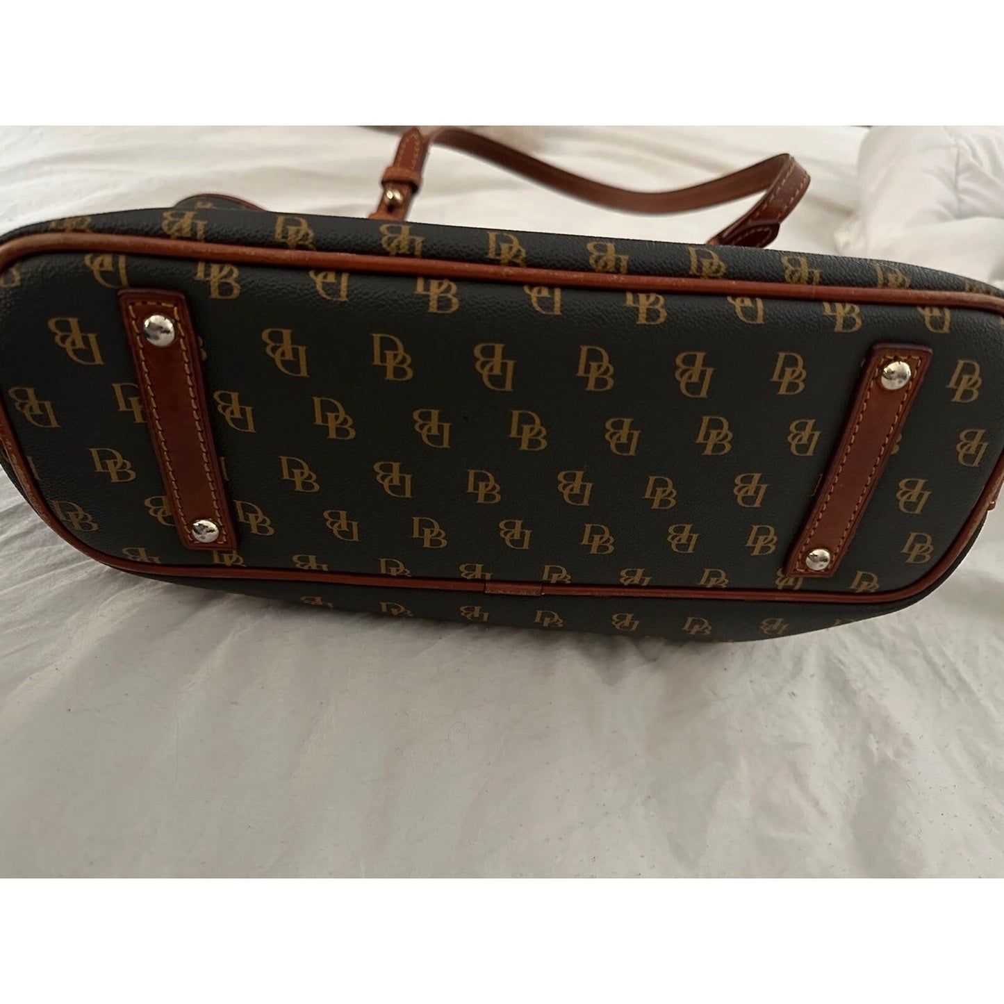 Dooney And Bourke Gretta Small Leisure Shopper Tote Smoke Grey