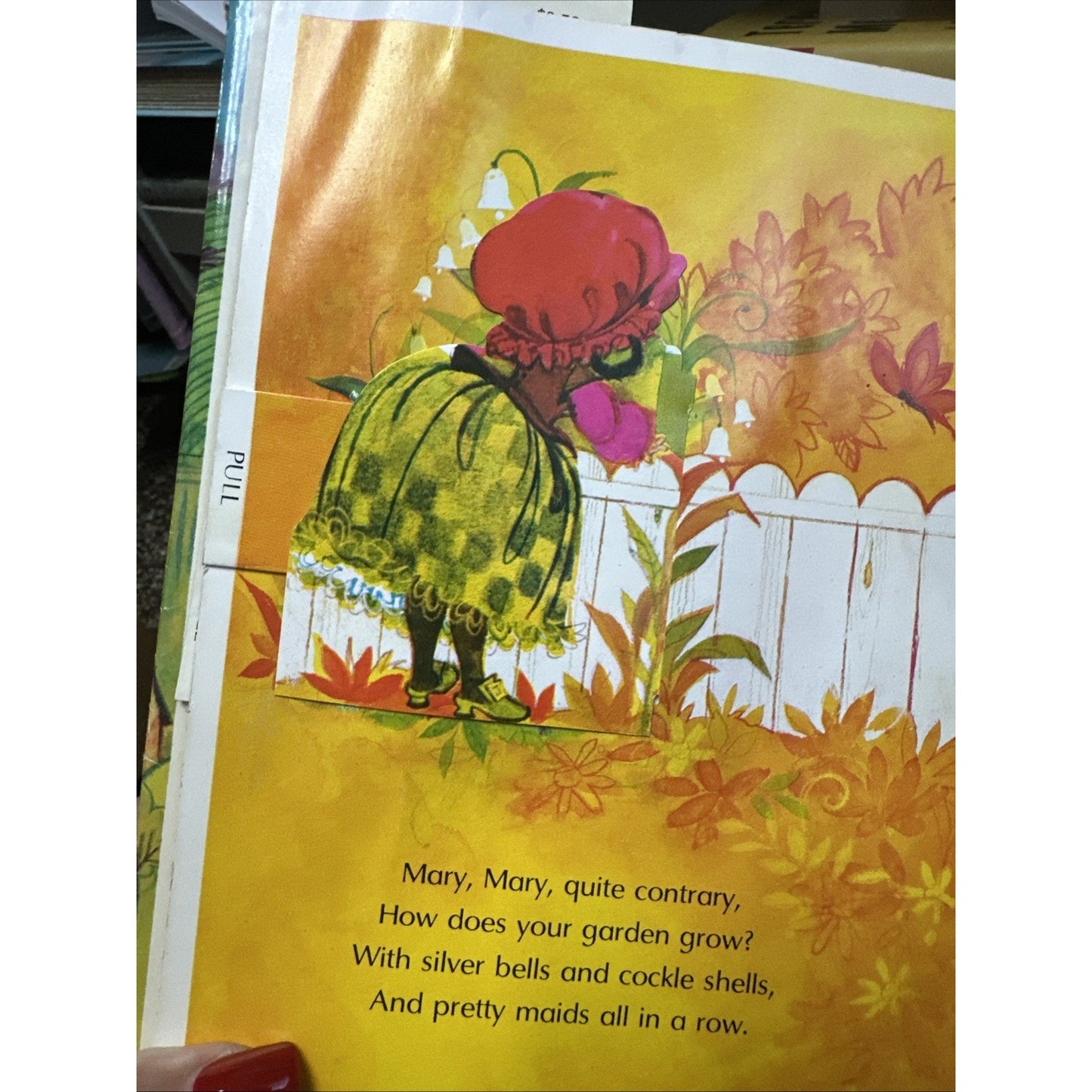 Vintage Hallmark Mother Goose Pop-Up Childrens Book Hardcover w/ Dust Jacket HTF
