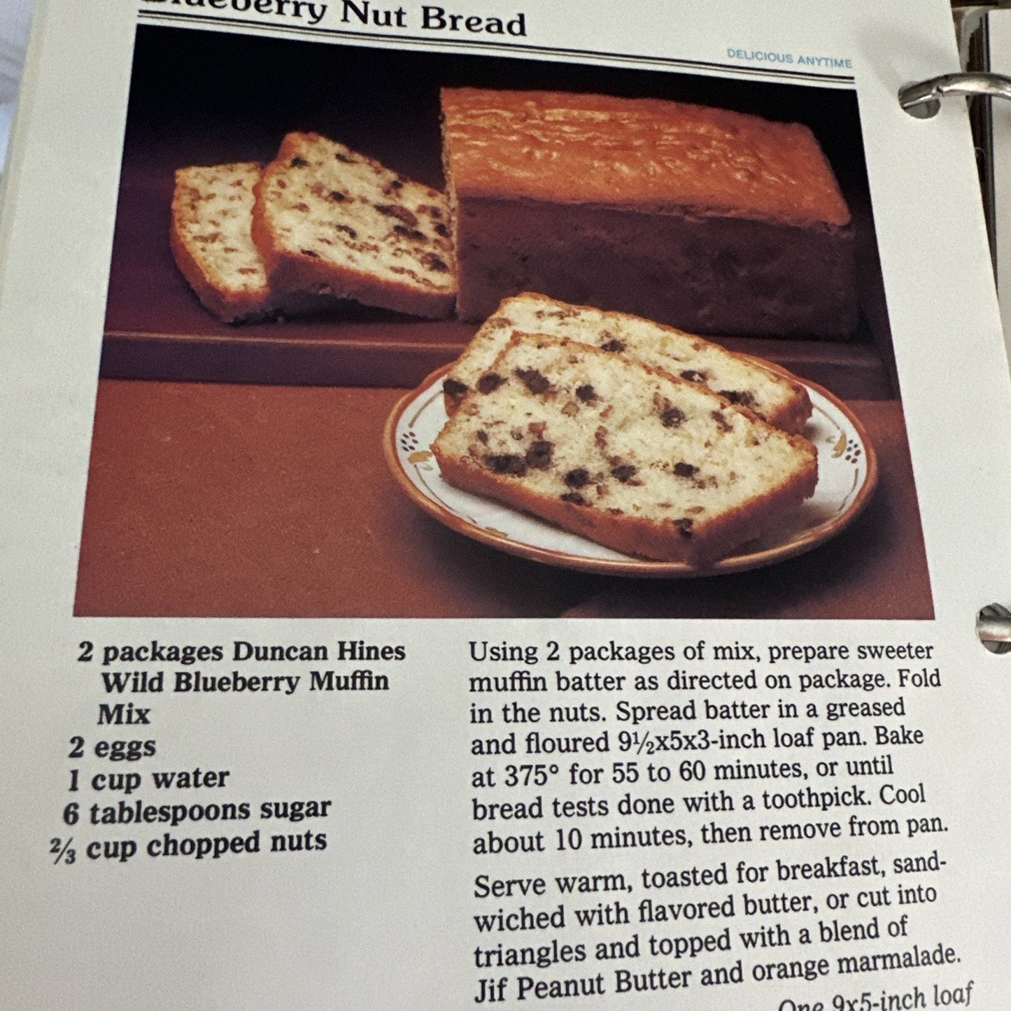 Duncan Hines Bake Shop in a Book 3-Ring Hardcover Book 1979