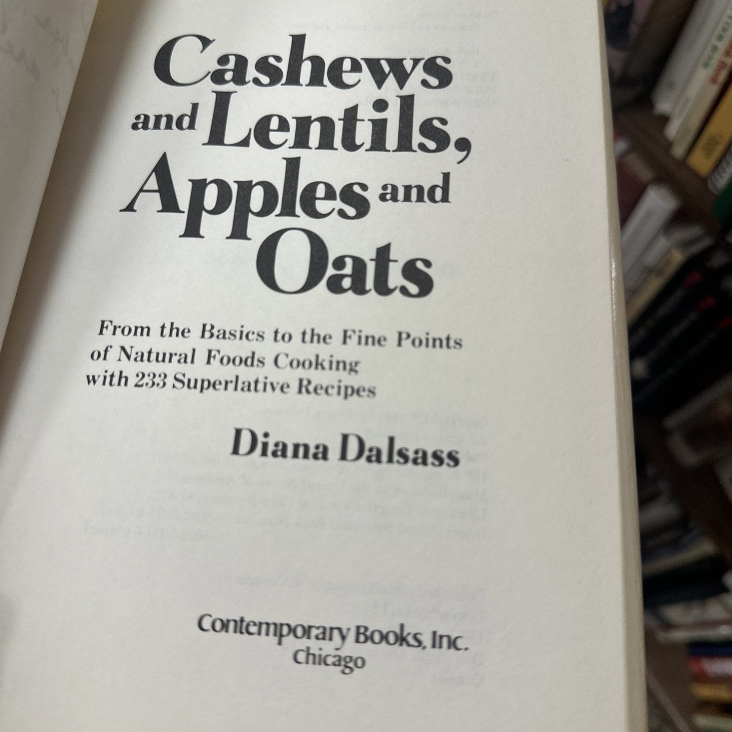 Title: Cashews and Lentils Apples an..., Dalsass, Diana