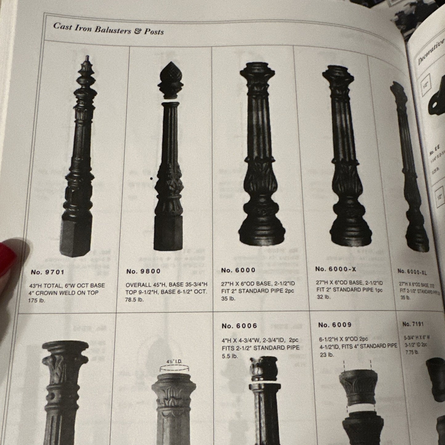 DECORATIVE IRON CATALOG