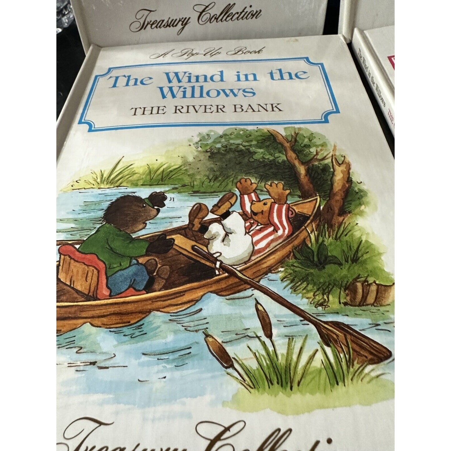 The Wind in the Willows Pop Up Books 1988 Treasury Collection Childrens Set of 4