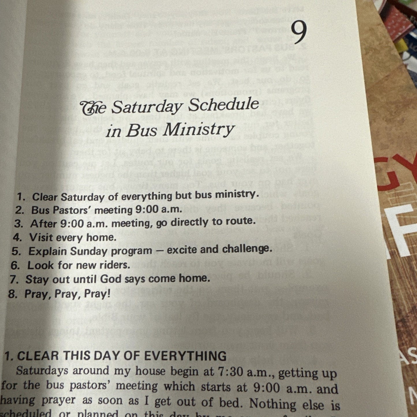 HOW TO BE A SUCCESSFUL BUS PASTOR OR BUS CAPTAIN By Carlton T Goodman Bo2