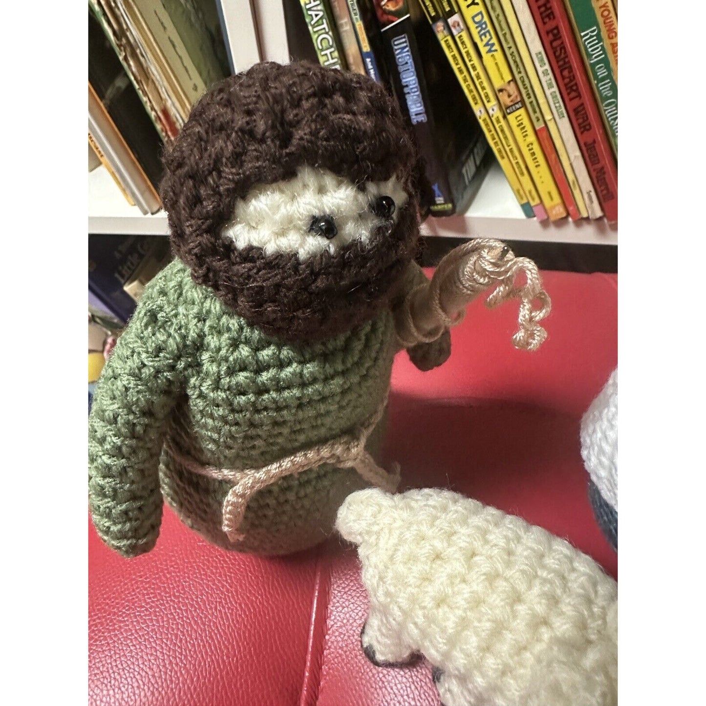 Handmaid Crocheted 4 Piece Nativity Set