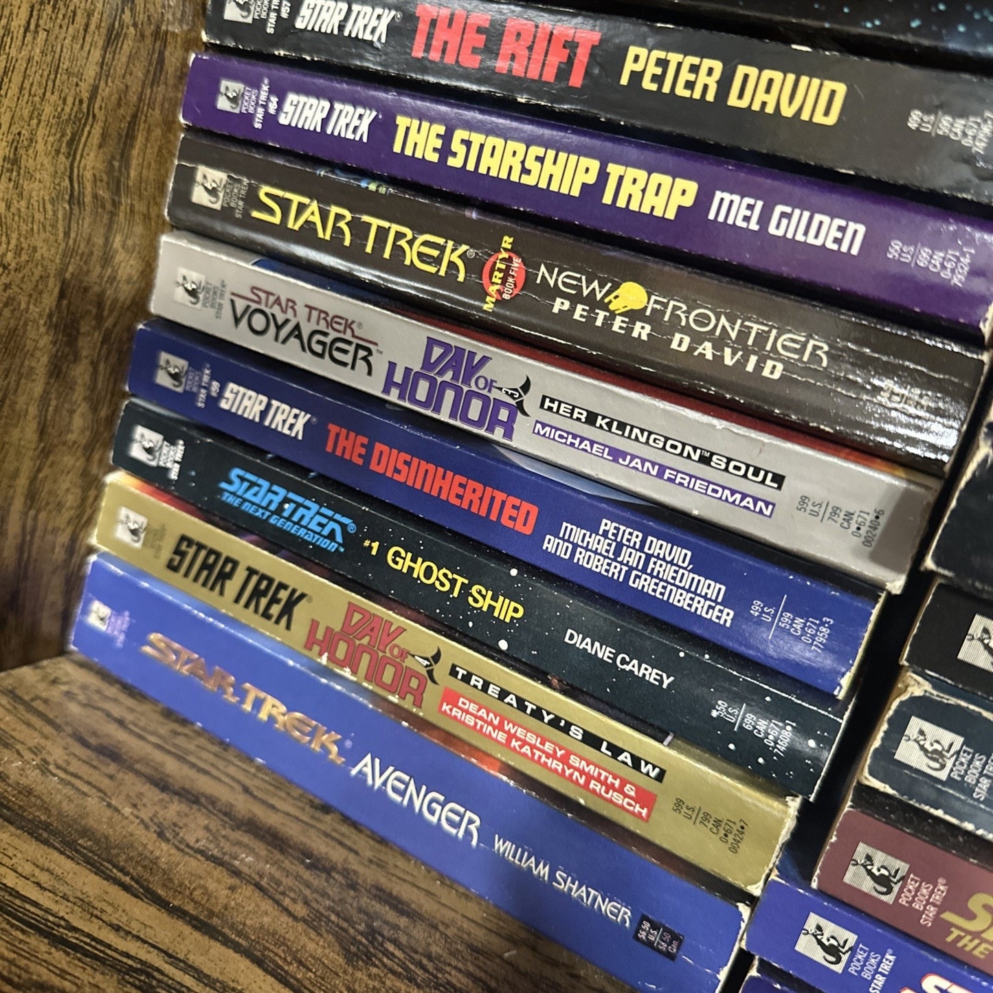 STAR TREK Book Lot of 40 Paperback Novels Paperback Published by Pocket Books