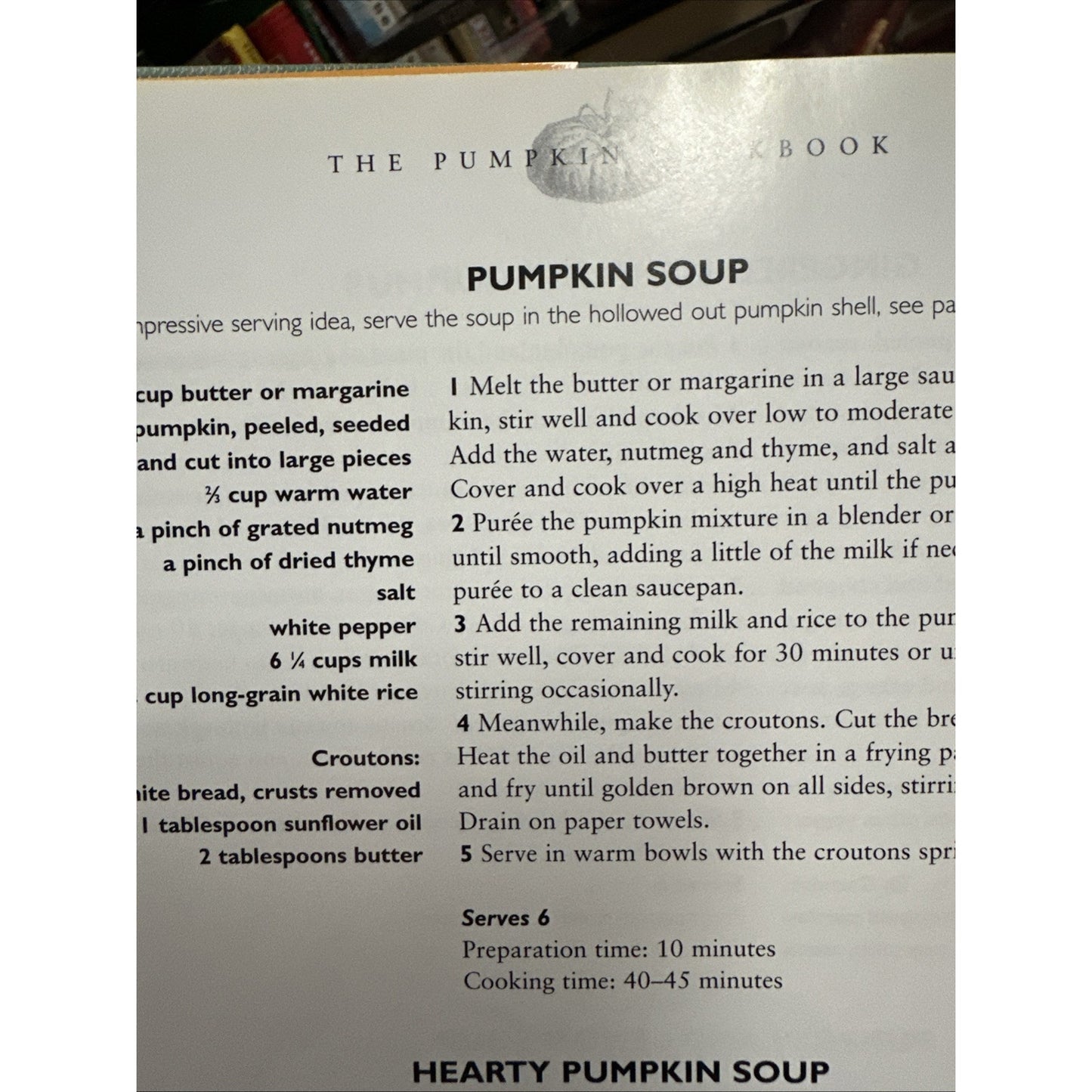 The Pumpkin Cookbook - Like New