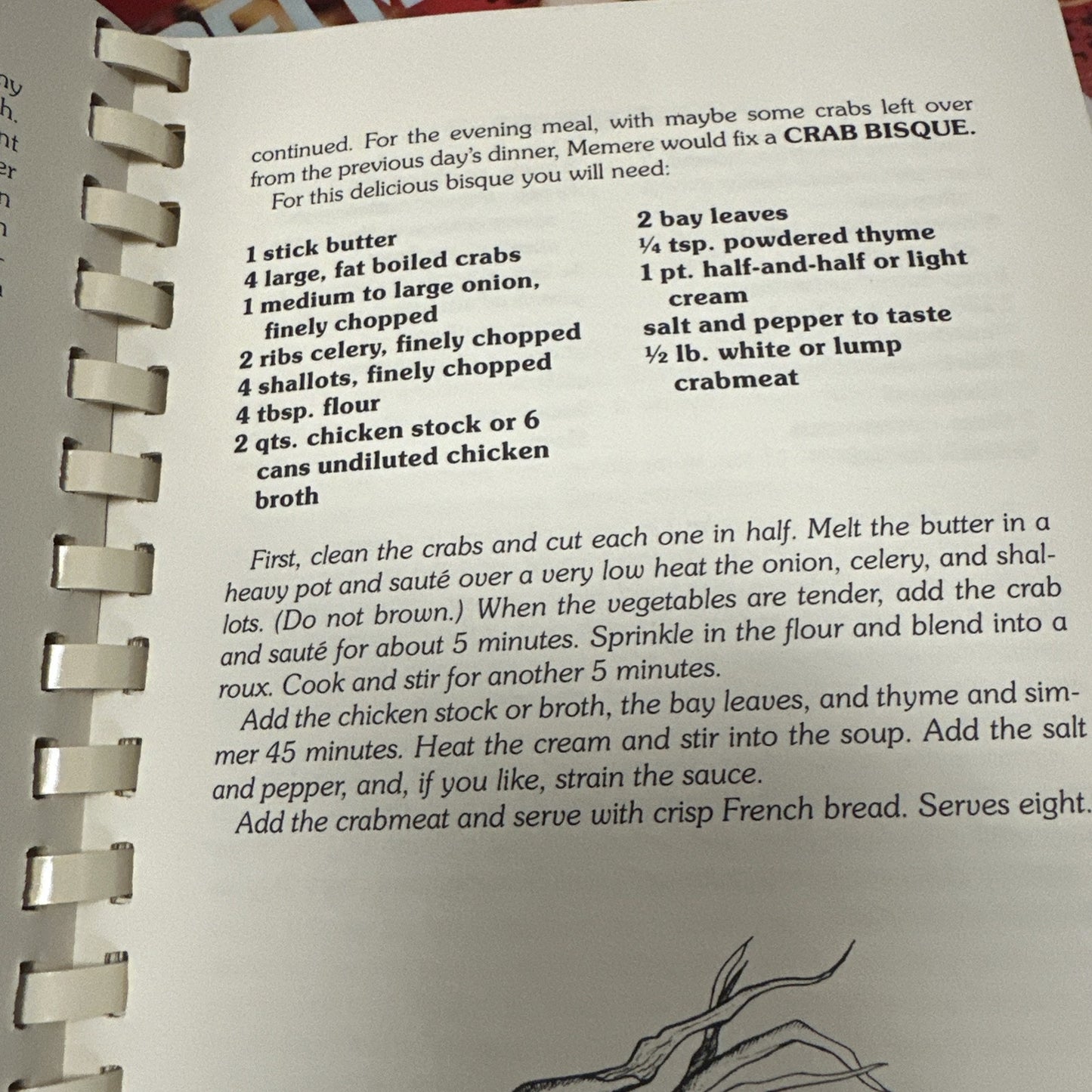 La Bouche Creole, A Family Cookbook, Vtg, 1984, Leon E. Soniat Jr
