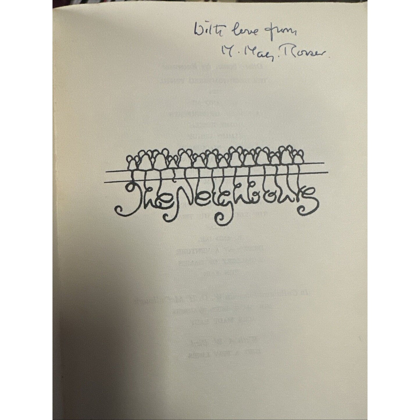 Vtg PB book, The Neighbours, An Animal Anthology by Fougasse, 1957