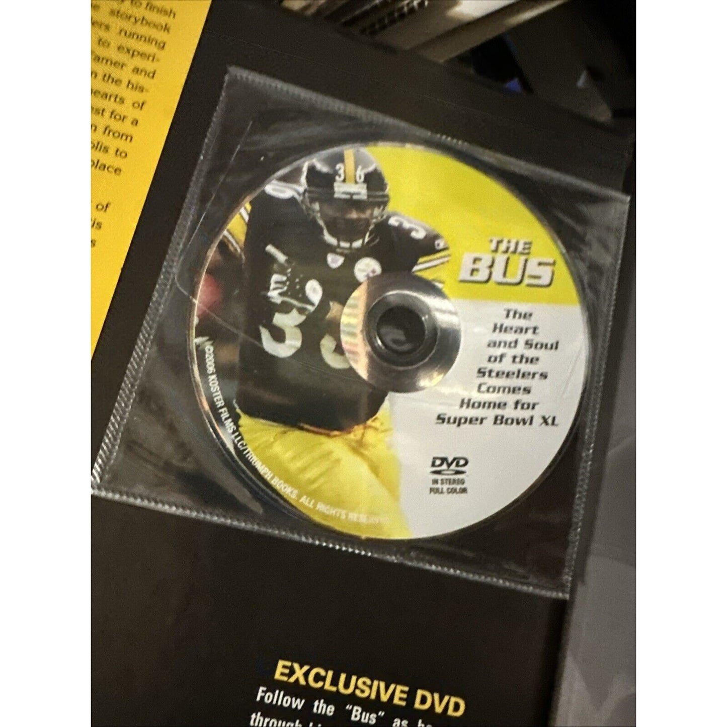 Driving Home : My Unforgettable Super Bowl Run 2006 Jerome Bettis Steelers DVD