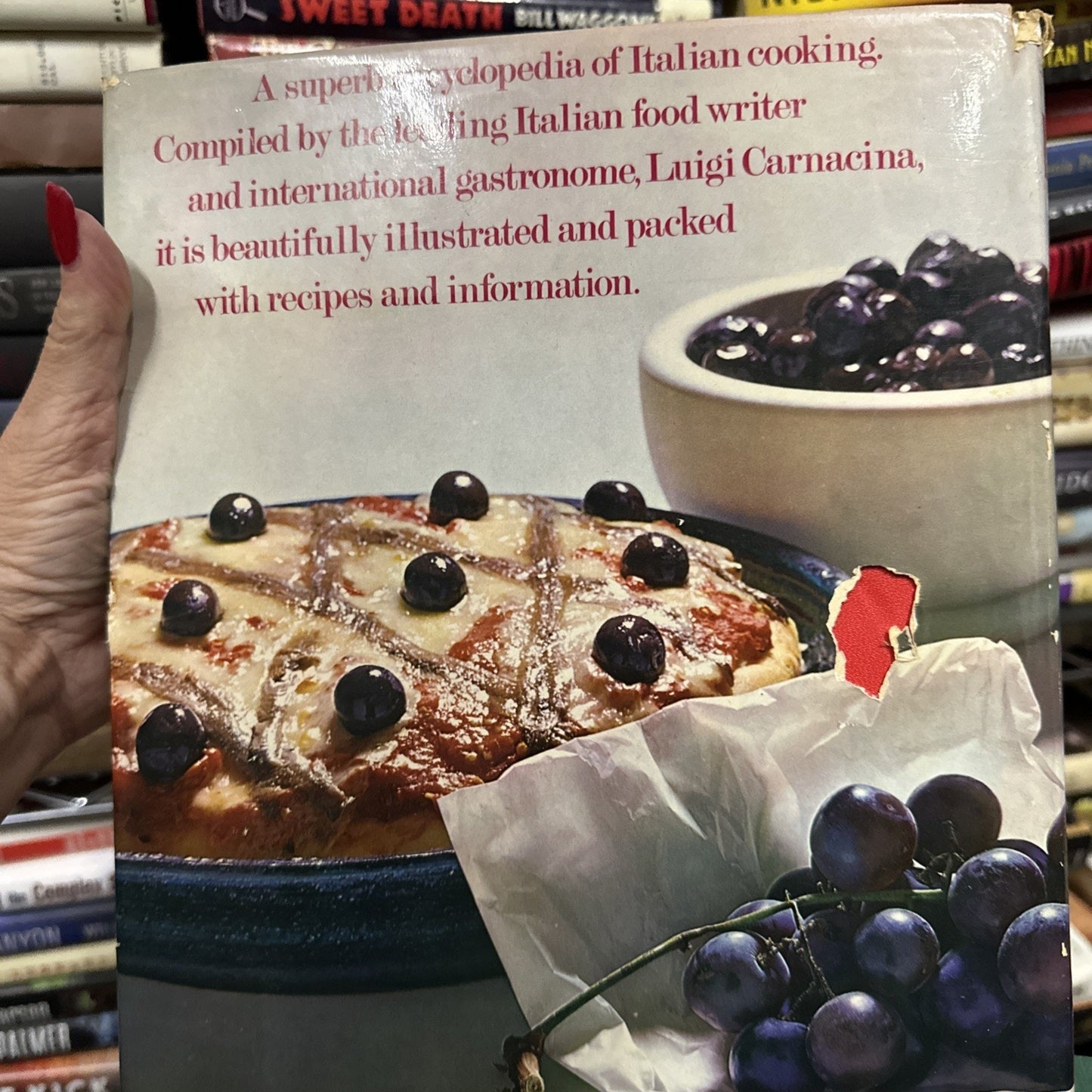 Luigi Carnacina's Great Italian Cooking 1969 HC DJ Cookbook Recipes