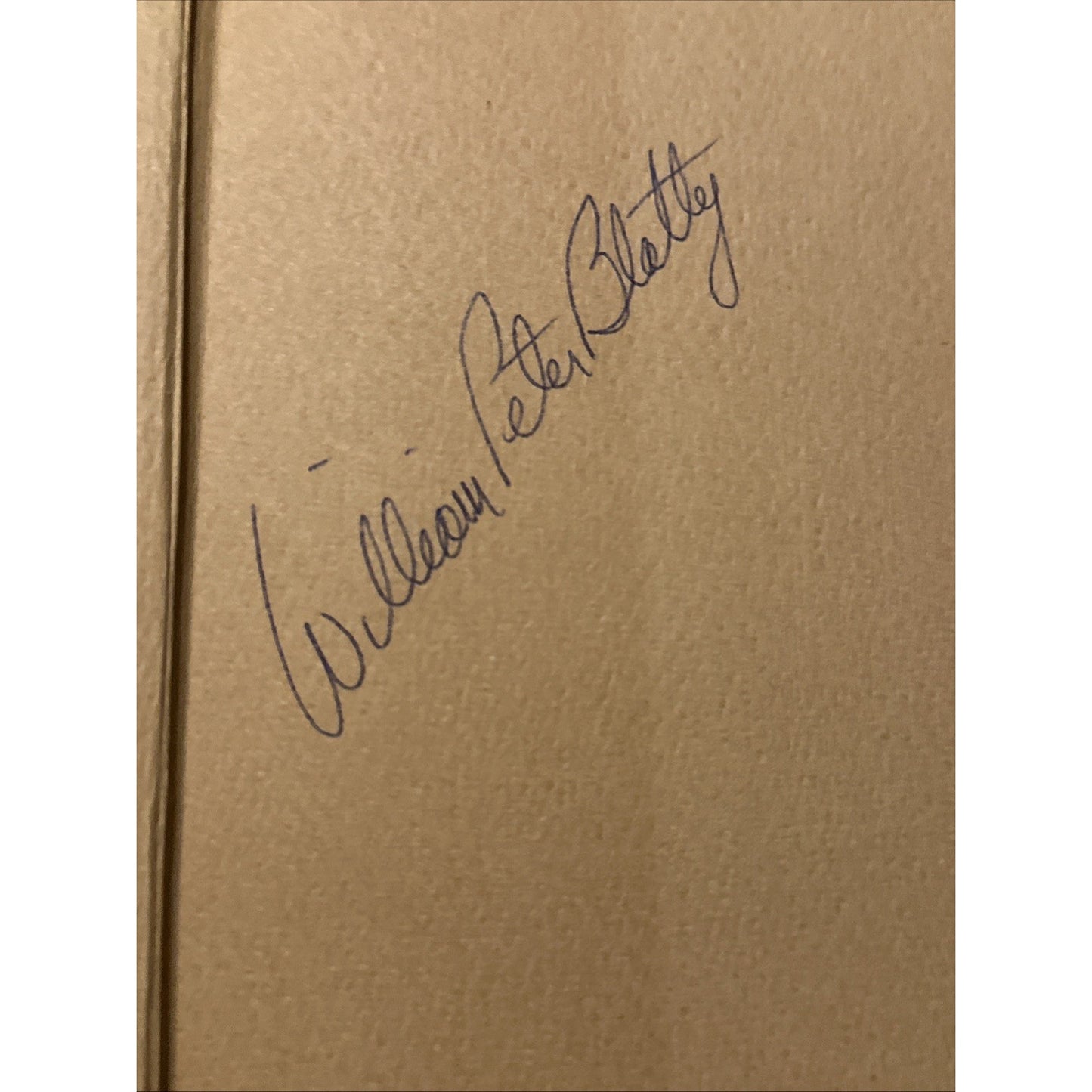 The Exorcist Signed by William Peter Blatty 1971