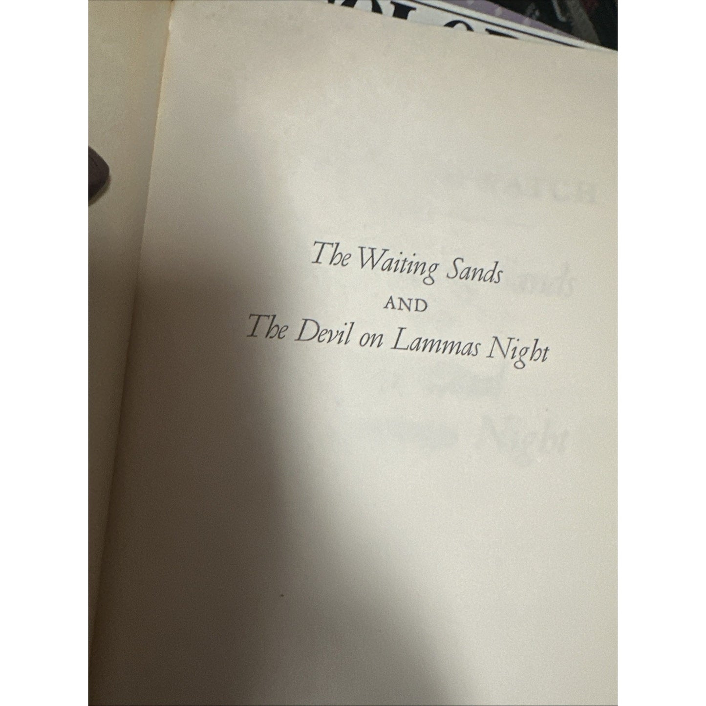 The Waiting Sands & The Devil on Lammas Night by Susan Howatch (Hardcover w/DJ)