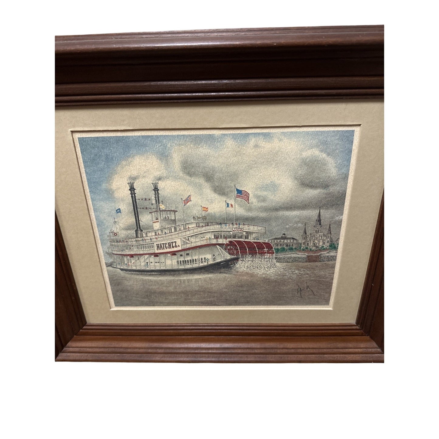 Gallery Print of Sternwheeler Steamboat NATCHEZ by Archie Boyd (Arch) |