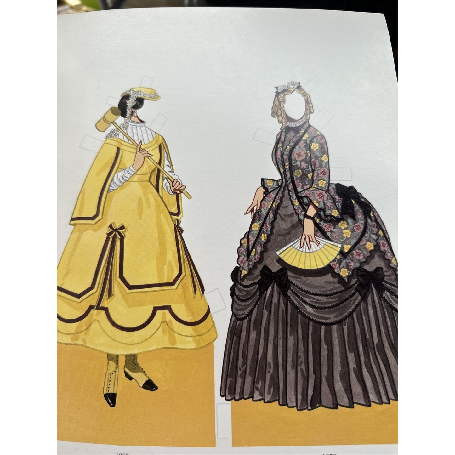 Tom Tierney' Great Fashion Designs of the Victorian Era Paper Dolls New 1987