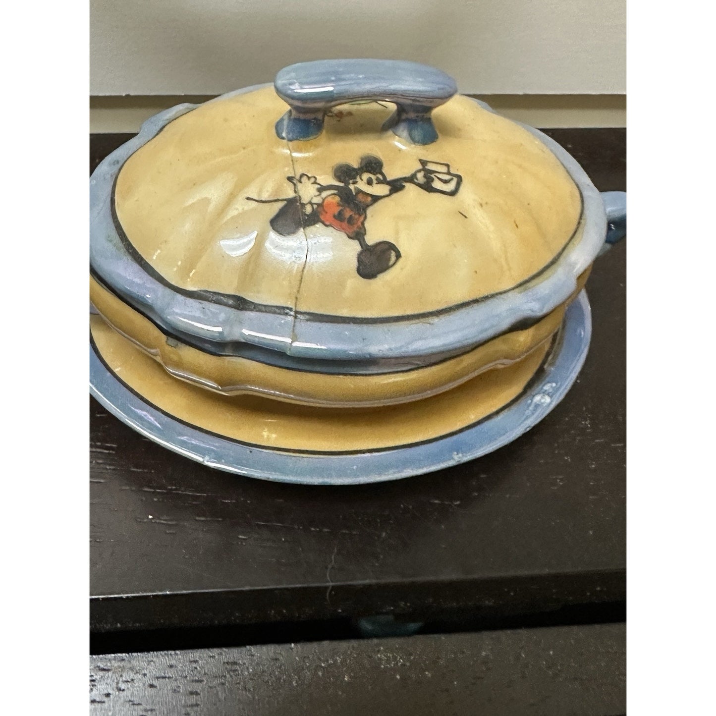 Walt Disney Rare 1930's Mickey Mouse Japan Lusterware Tea Set
