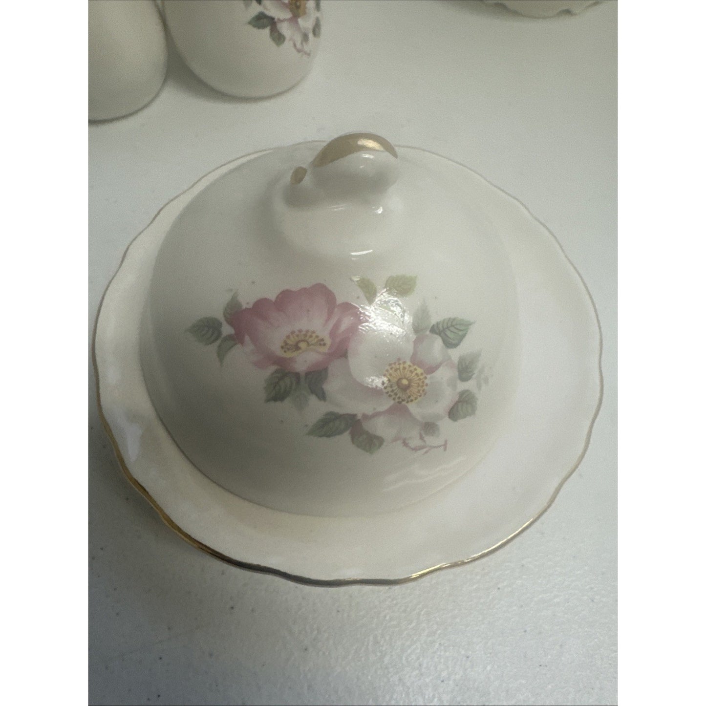 Vintage The House Of Webster Wild Briar Rose Ceramics Pottery