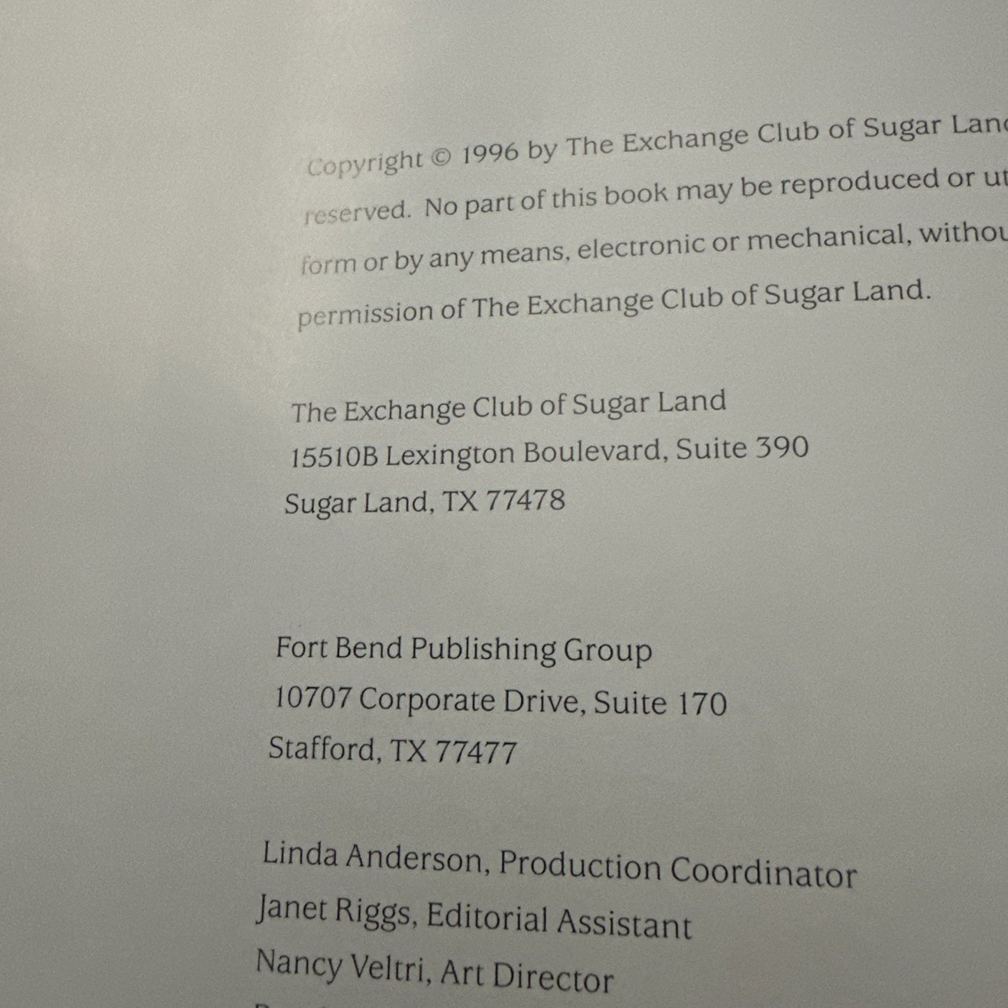 Fort Bend County, Texas: A Pictorial History by Sharon Wallingford