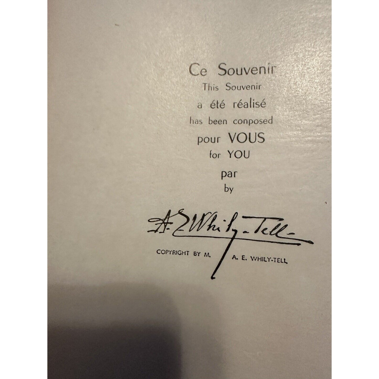 Rare Vintage, collectable original program FOLIES BERGERE