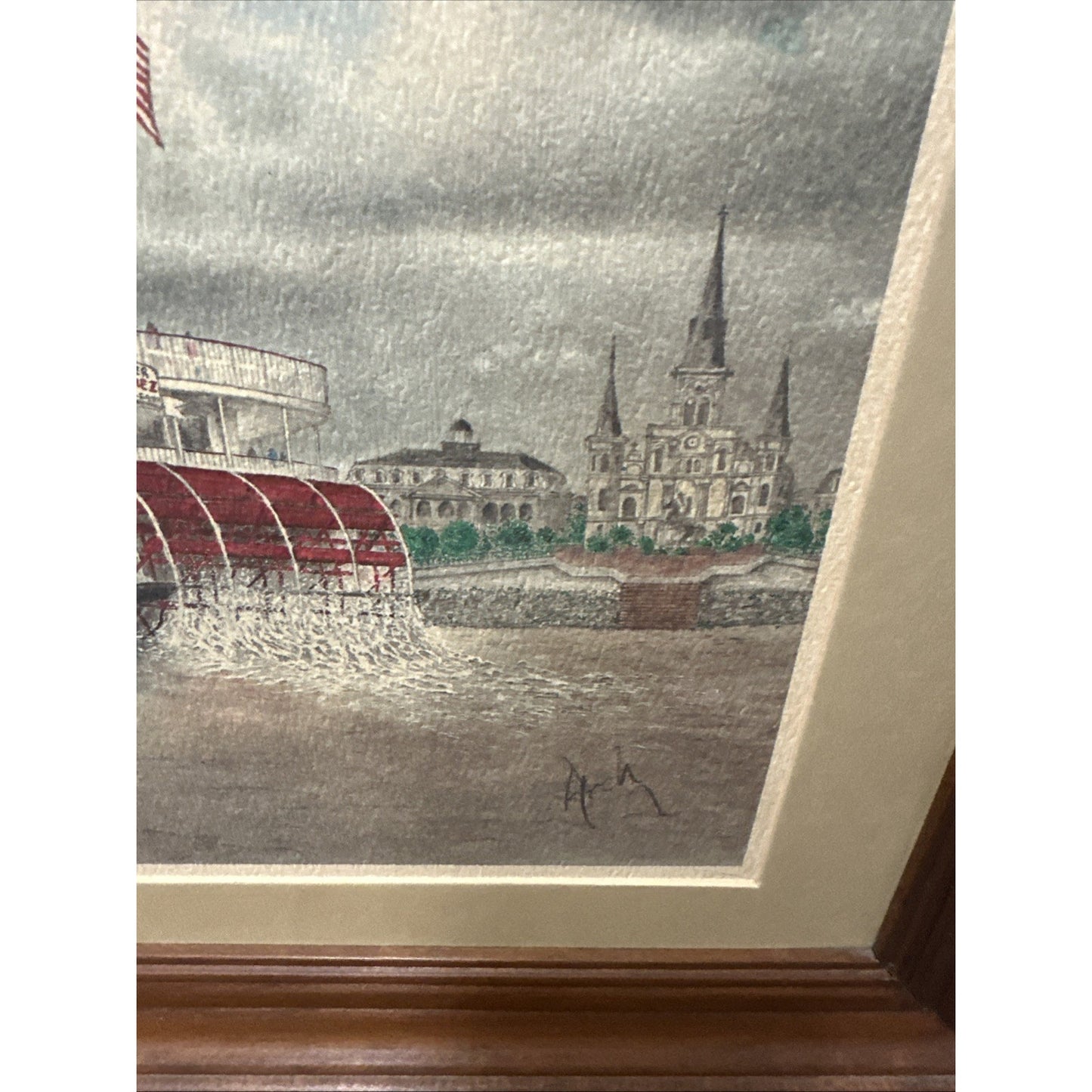 Gallery Print of Sternwheeler Steamboat NATCHEZ by Archie Boyd (Arch) |
