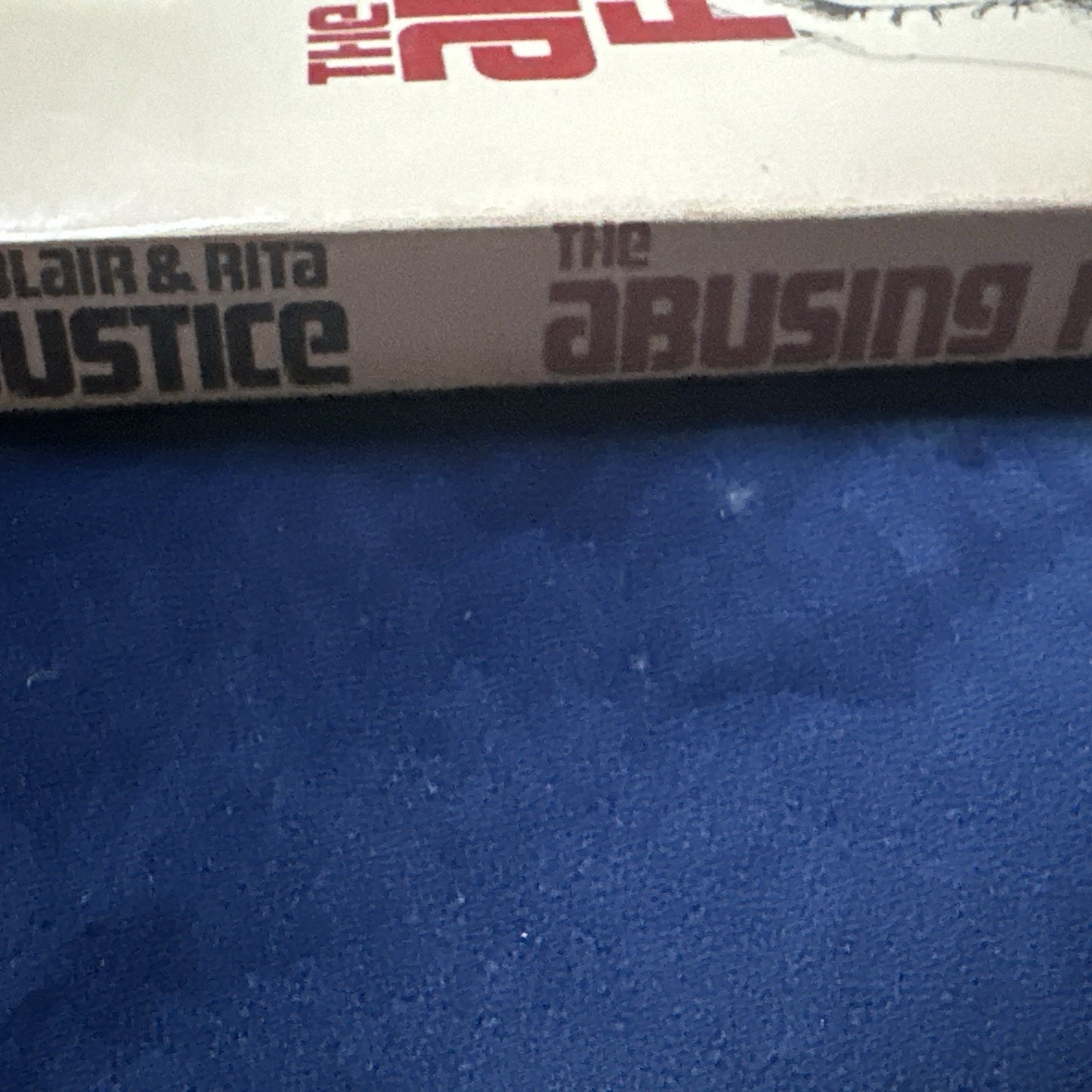 THE ABUSING FAMILY By Blair Justice *Excellent Condition* Signed Copy