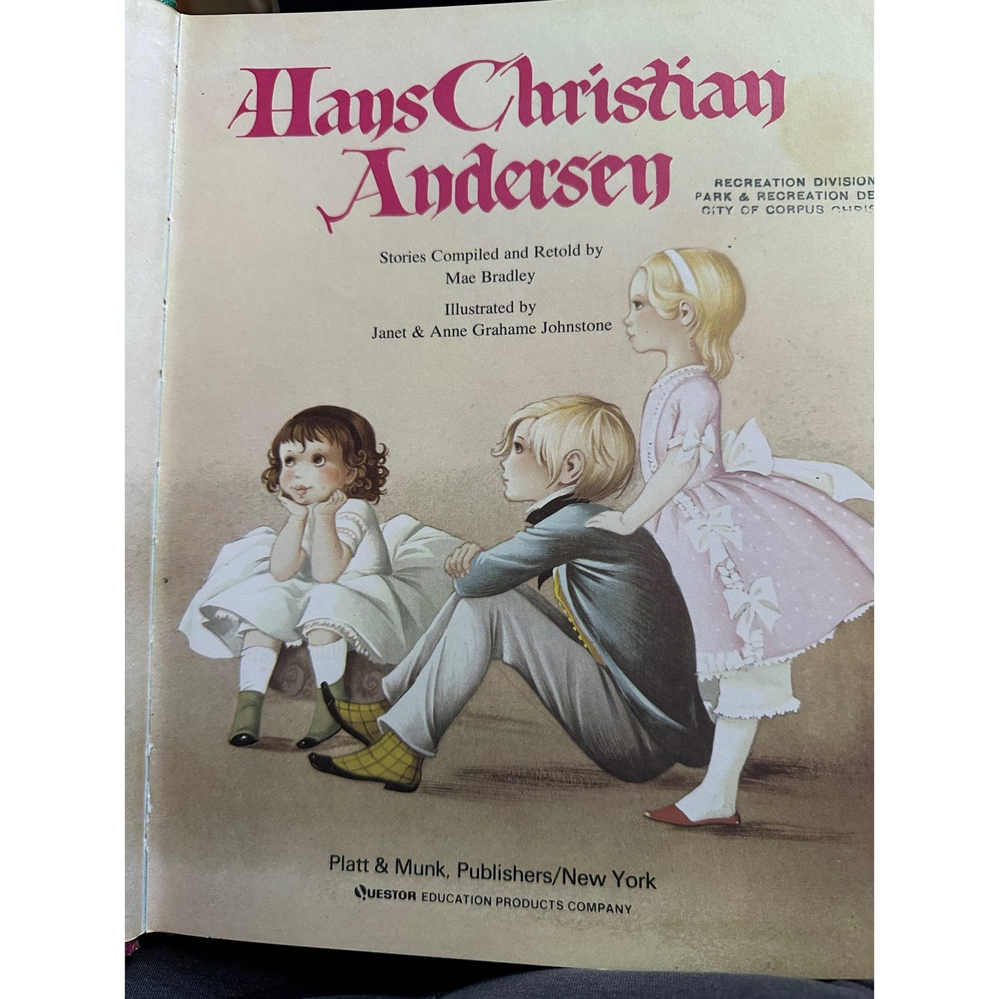 Stories from Hans Christian Andersen by Mae Broadley ~