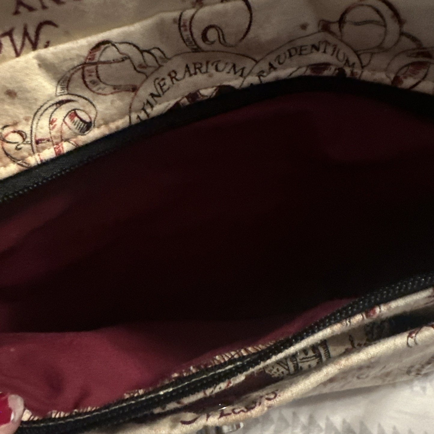 Harry Potter Marauders Map Crossbody Purse & Coin Purse Rare