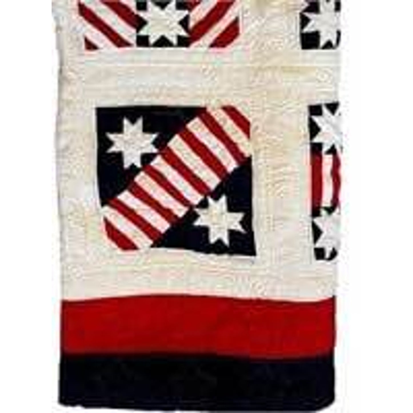Patriotic Quilt Red White & Blue