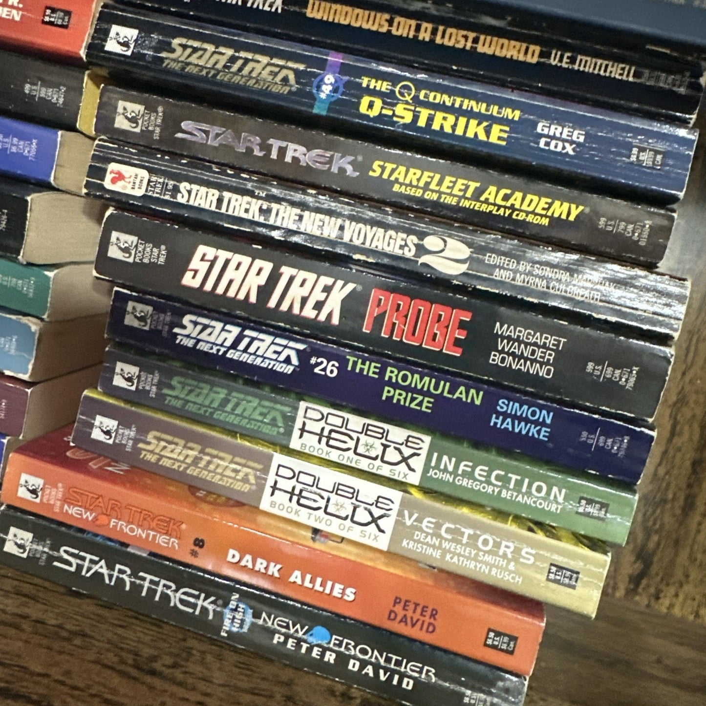 STAR TREK Book Lot of 40 Paperback Novels Paperback Published by Pocket Books