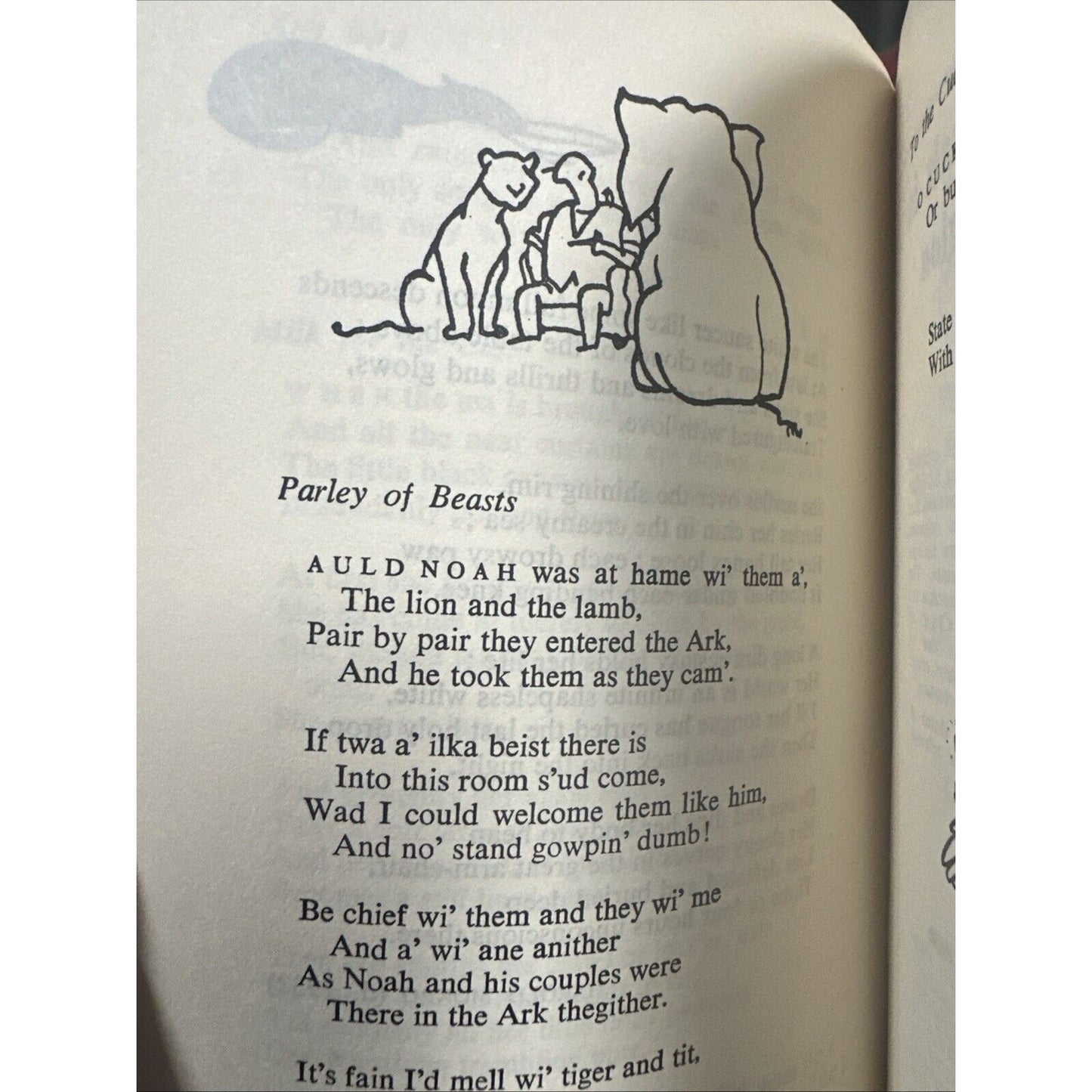 Vtg PB book, The Neighbours, An Animal Anthology by Fougasse, 1957