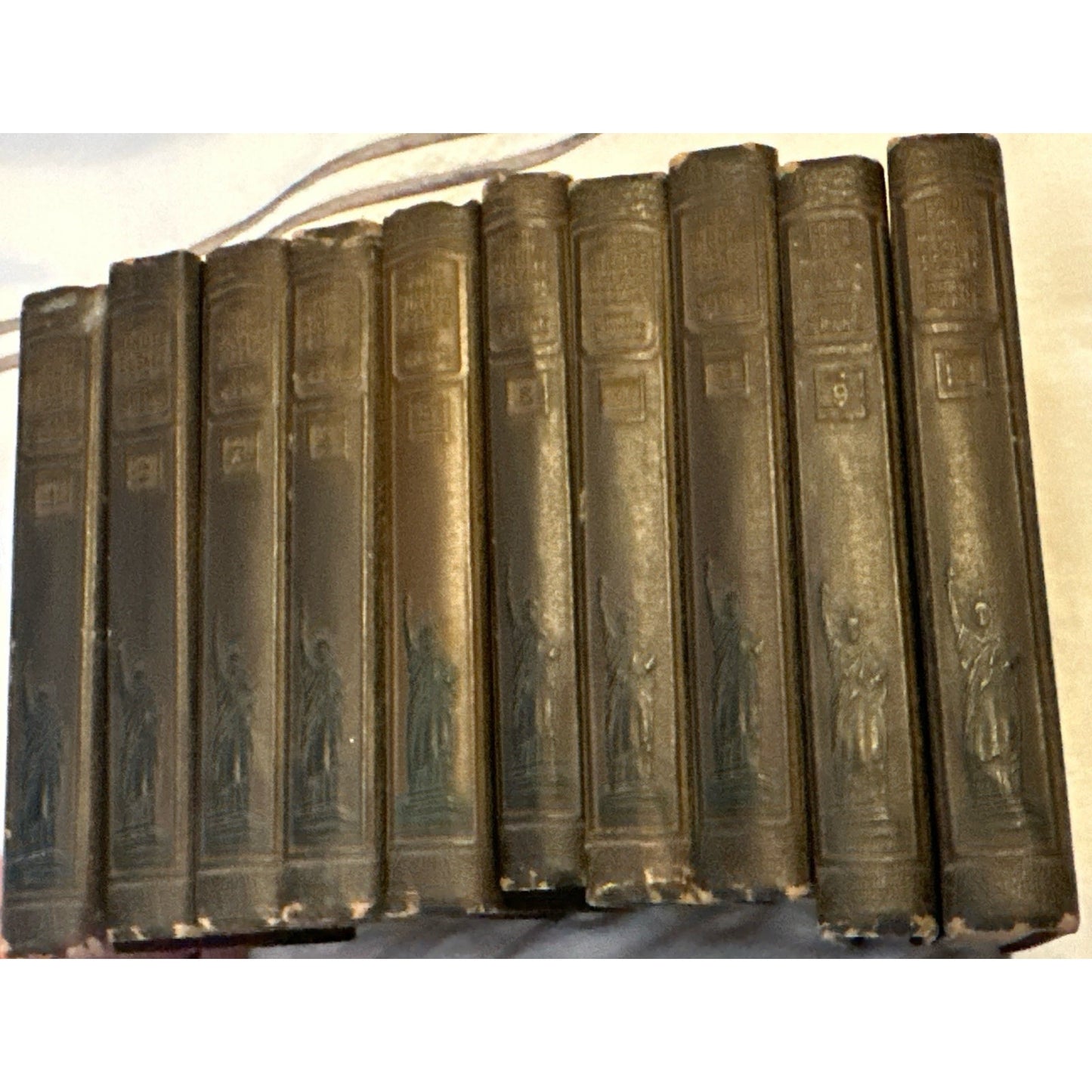Rare Vintage 1919 Four Minute Essays by Dr Frank Crane Book Set Vol 1-10
