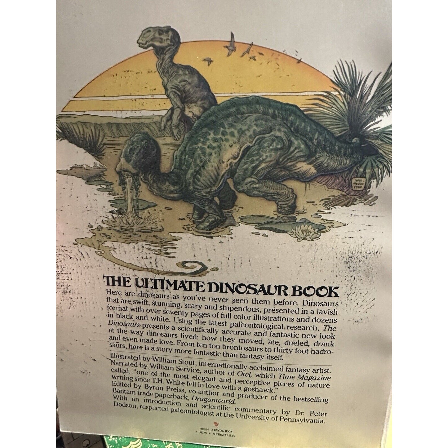 The Dinosaurs A Fantastic View of a Lost Era by William Stout (TPB, Bantam 1981)