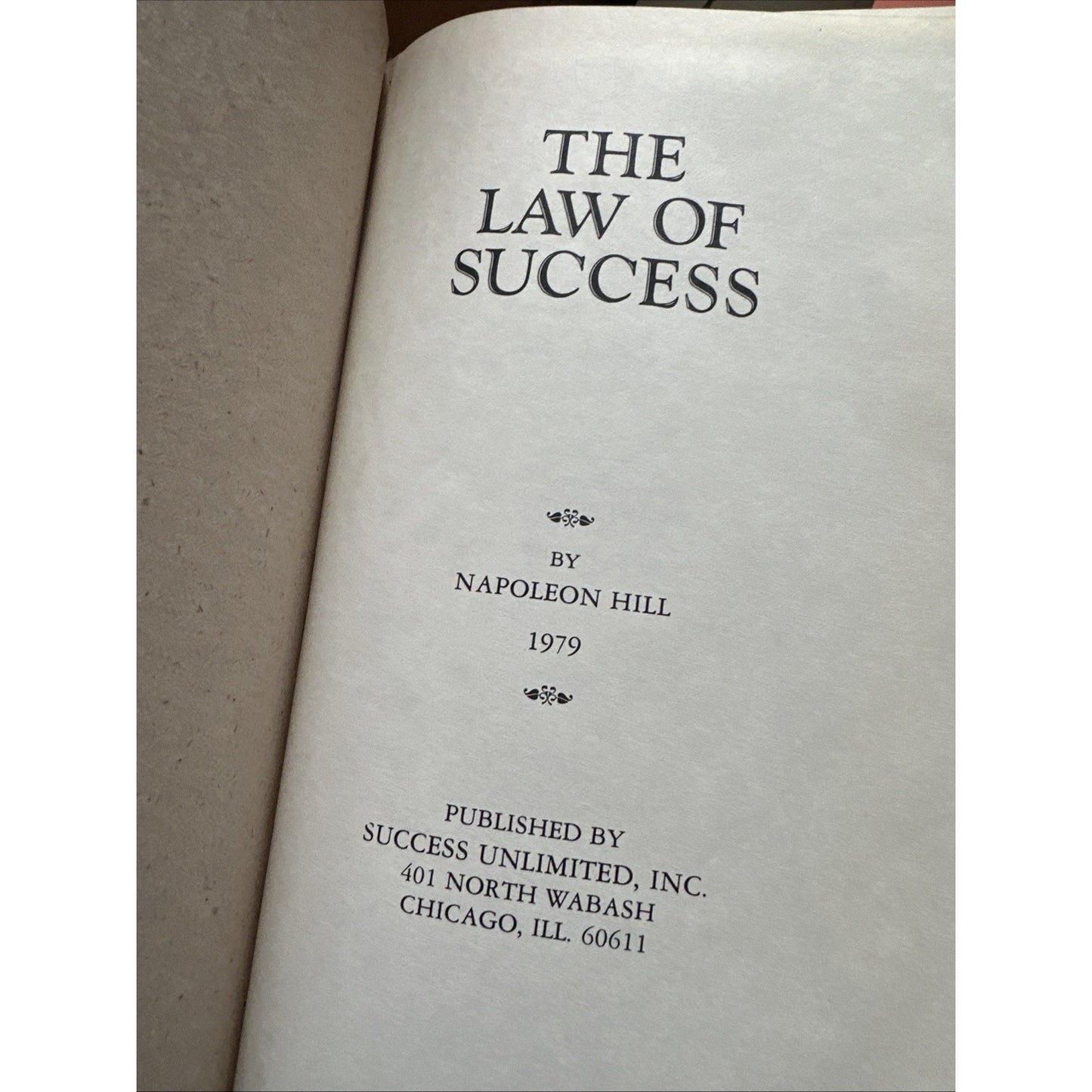Law of Success 1979 Ed by unknown author