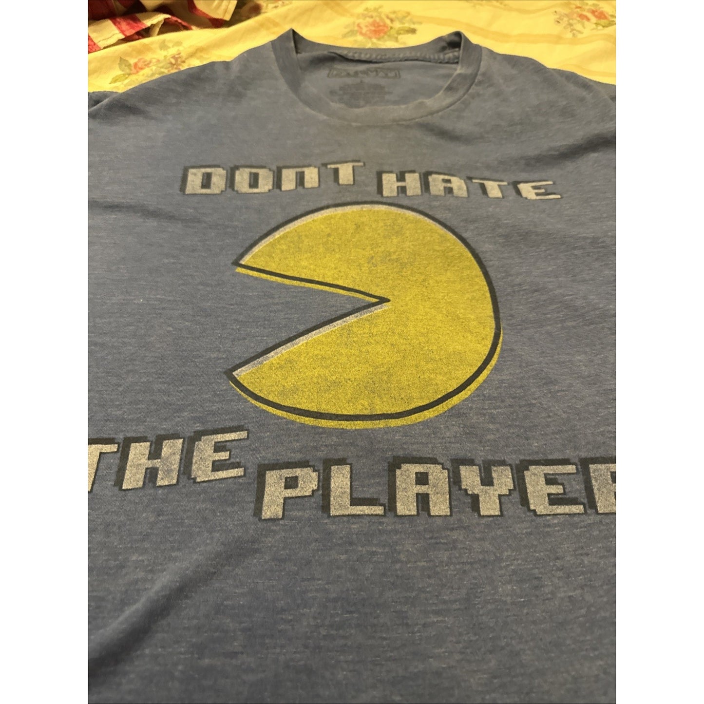 Pac Man Don’t Hate The Player Tshirt Size Large Retro Look