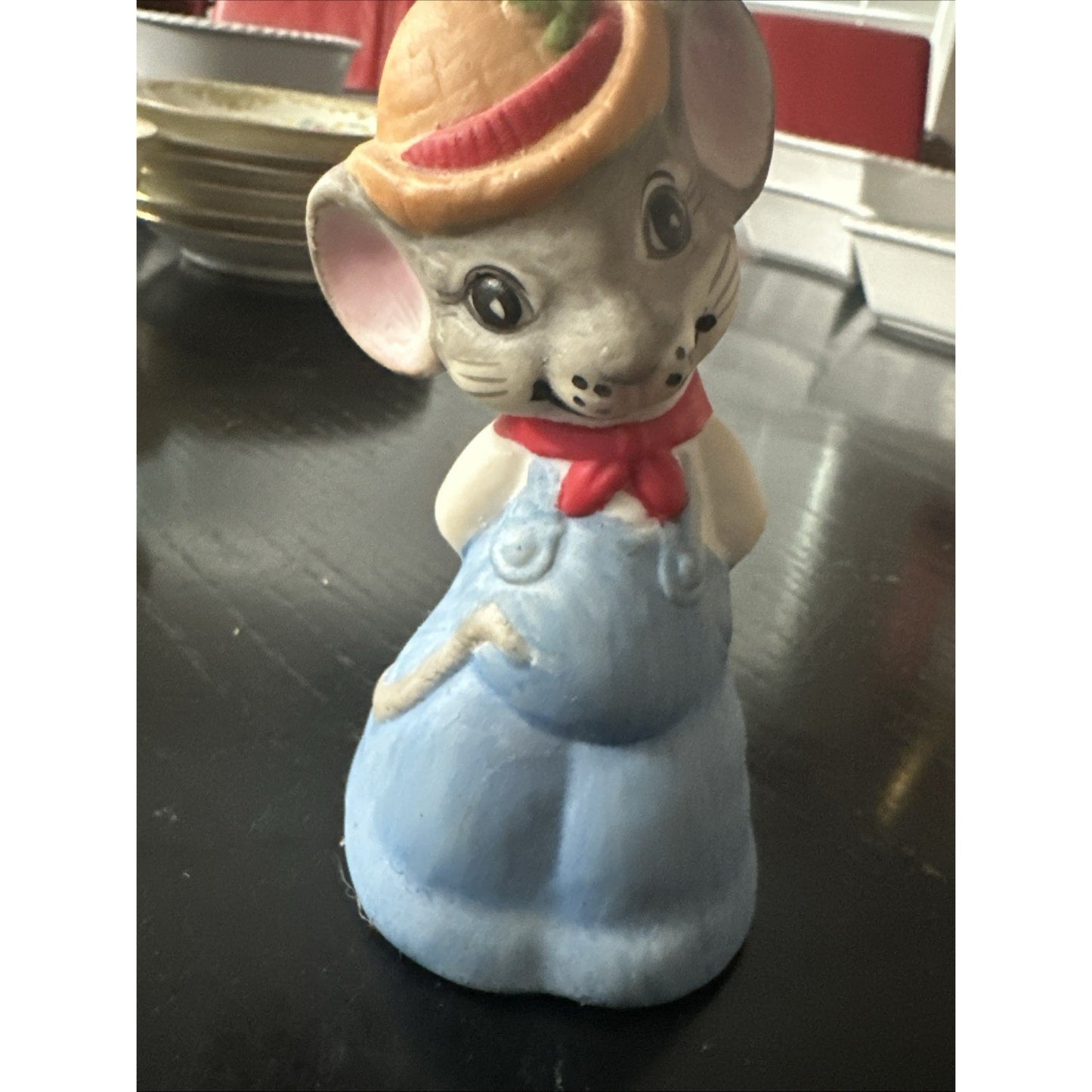 VTG. Jasco Hand Painted Mouse Bell Japan