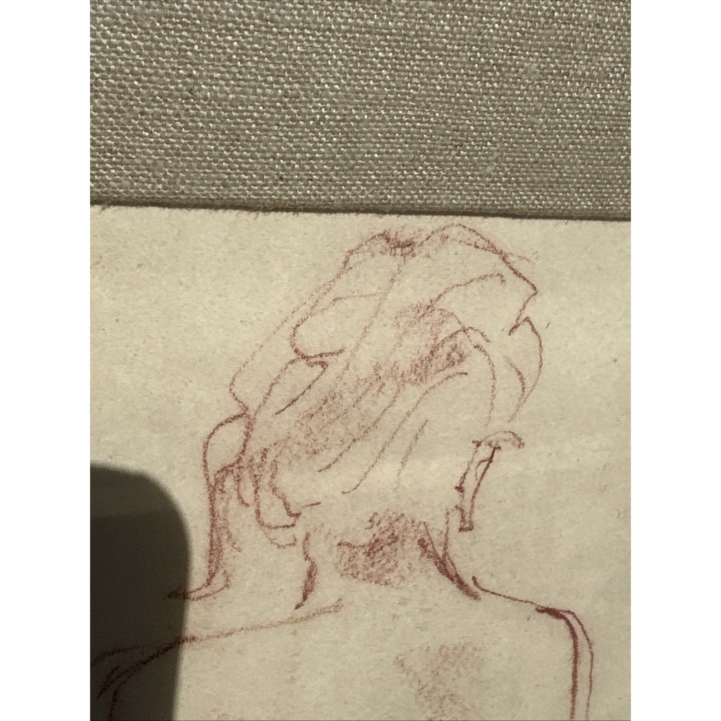 Mcm Original Sketch Still Life Nude Signed J Whay? Rare One Of A Kind
