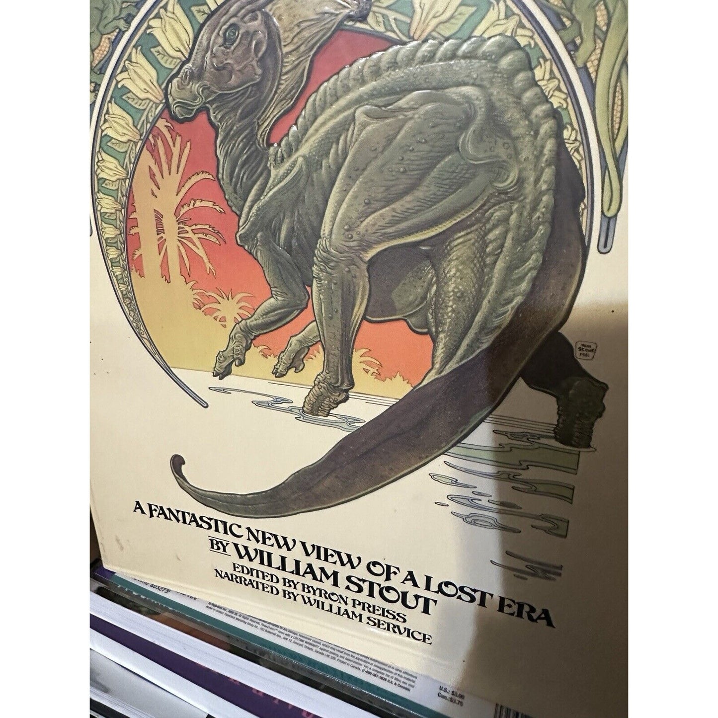 The Dinosaurs A Fantastic View of a Lost Era by William Stout (TPB, Bantam 1981)