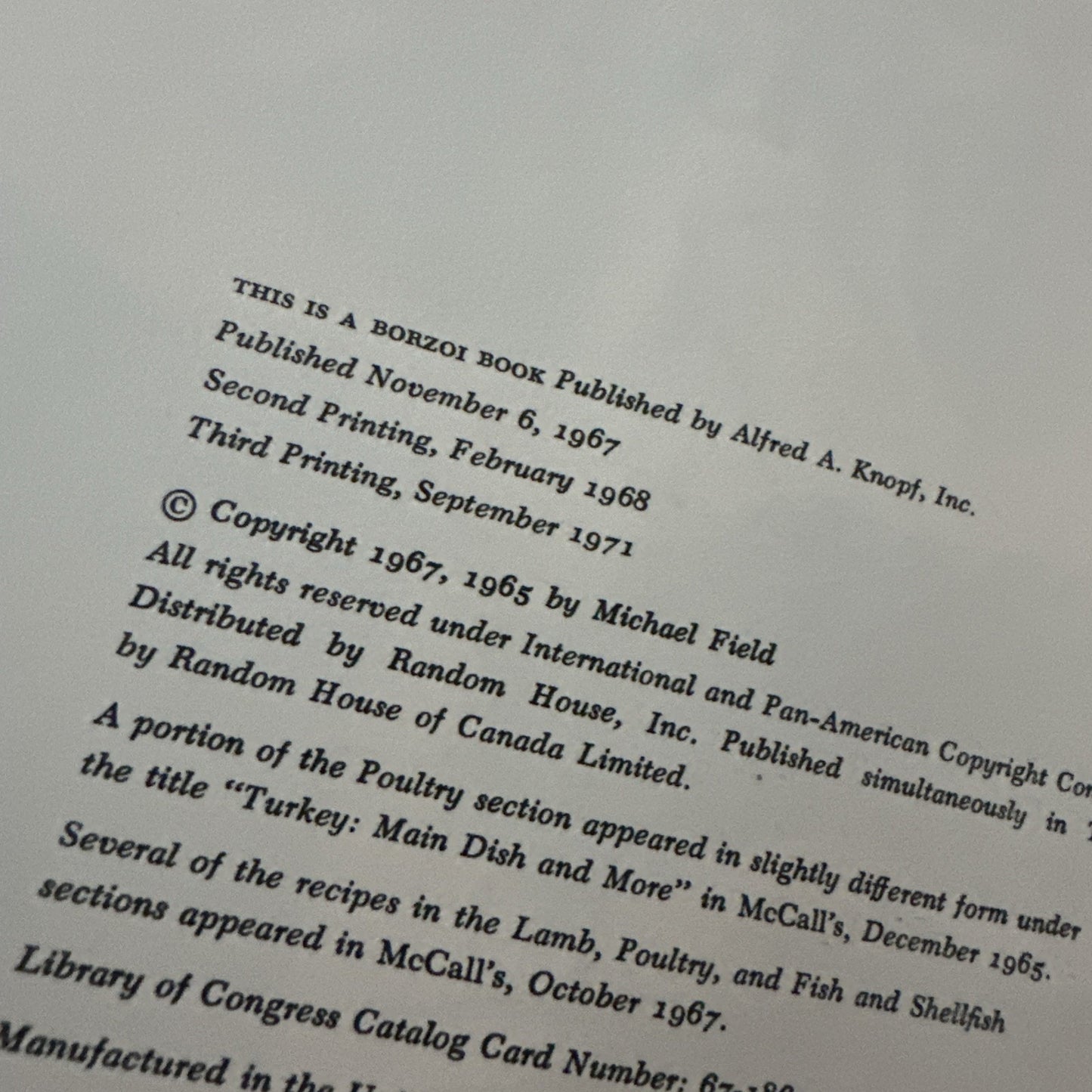 Michael Field's Culinary Classics & Improvisations by Field