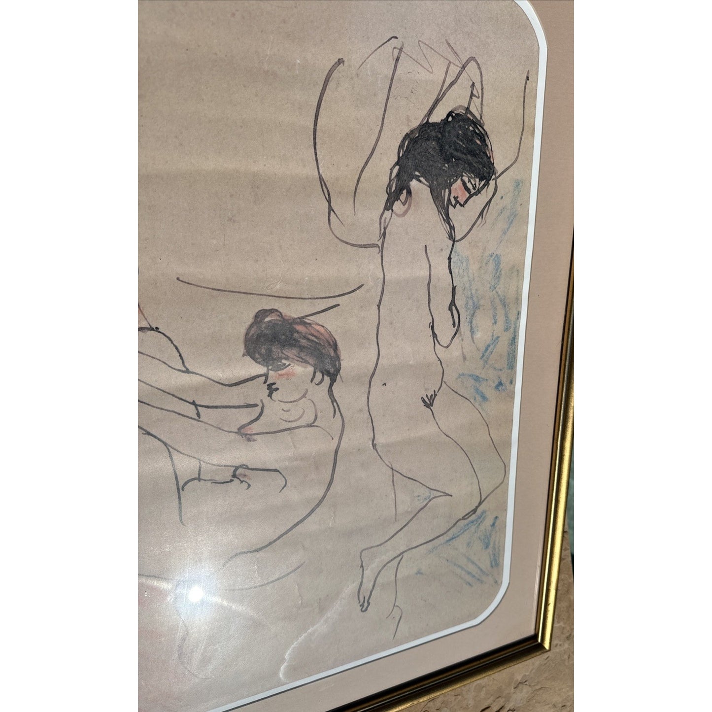 Pablo Picasso - 1902 Deux femmes nues sketch Copy