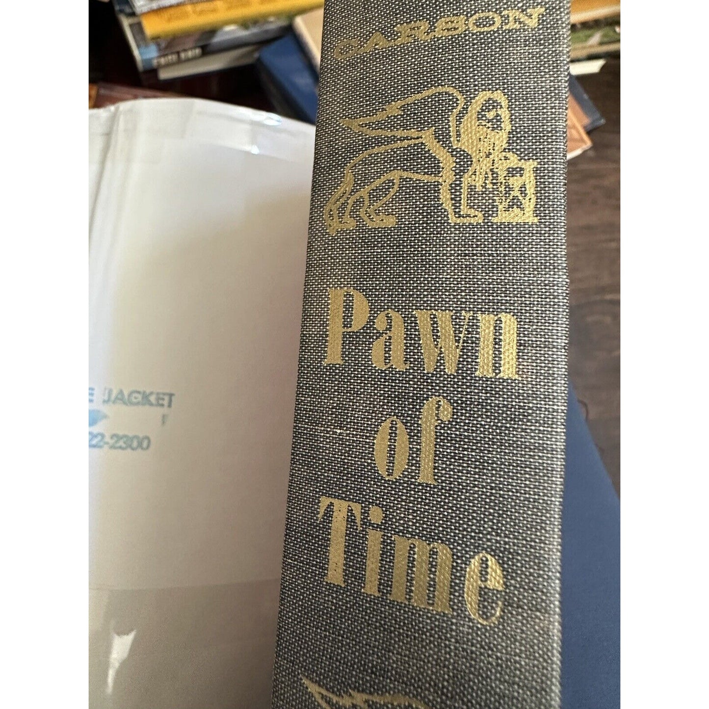 PAWN of TIME Robin Carson First Edition